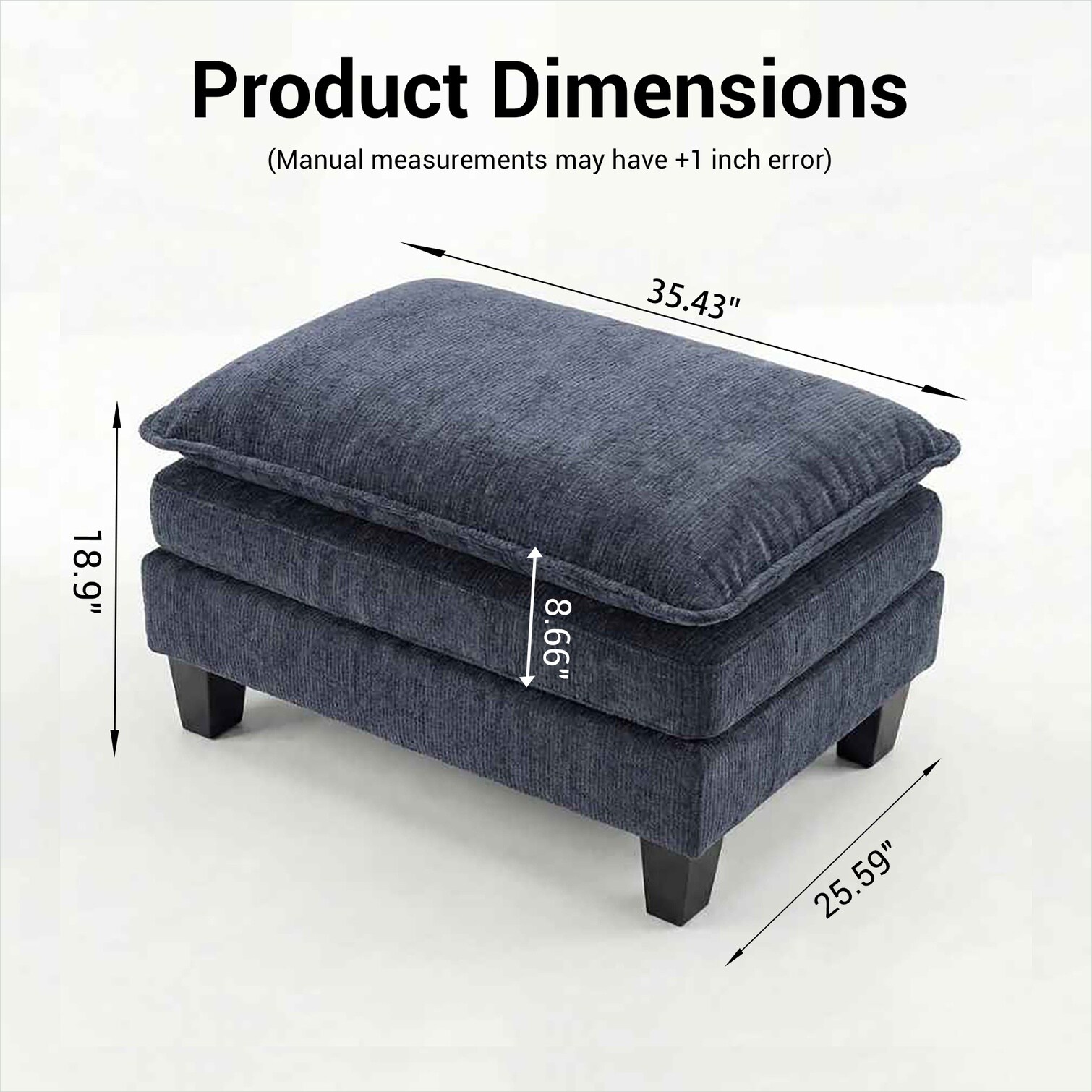 Watnature EF34PPY515RP Indoor-Ottomans - View #8
