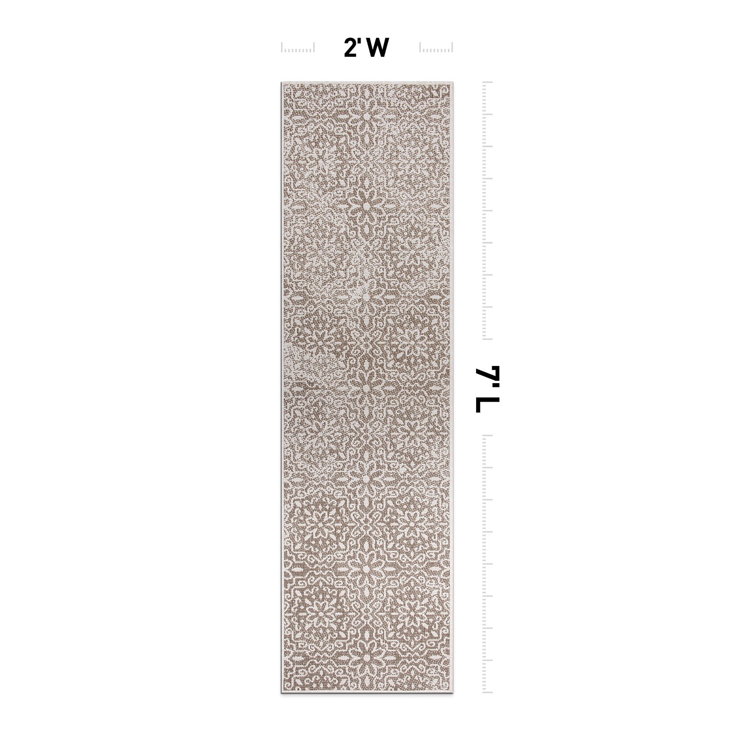 World Rug Gallery 4026BEIGE2X7 rugs - View #2