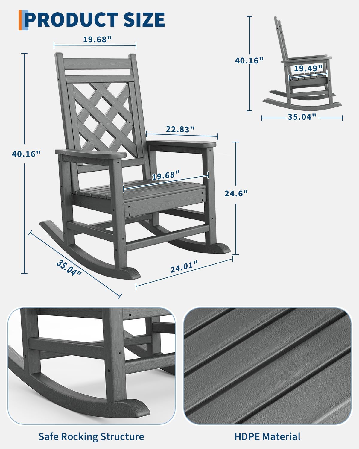IdealHouse LUCY-K7LQ8DGR3UOZ Patio-Chairs - View #3