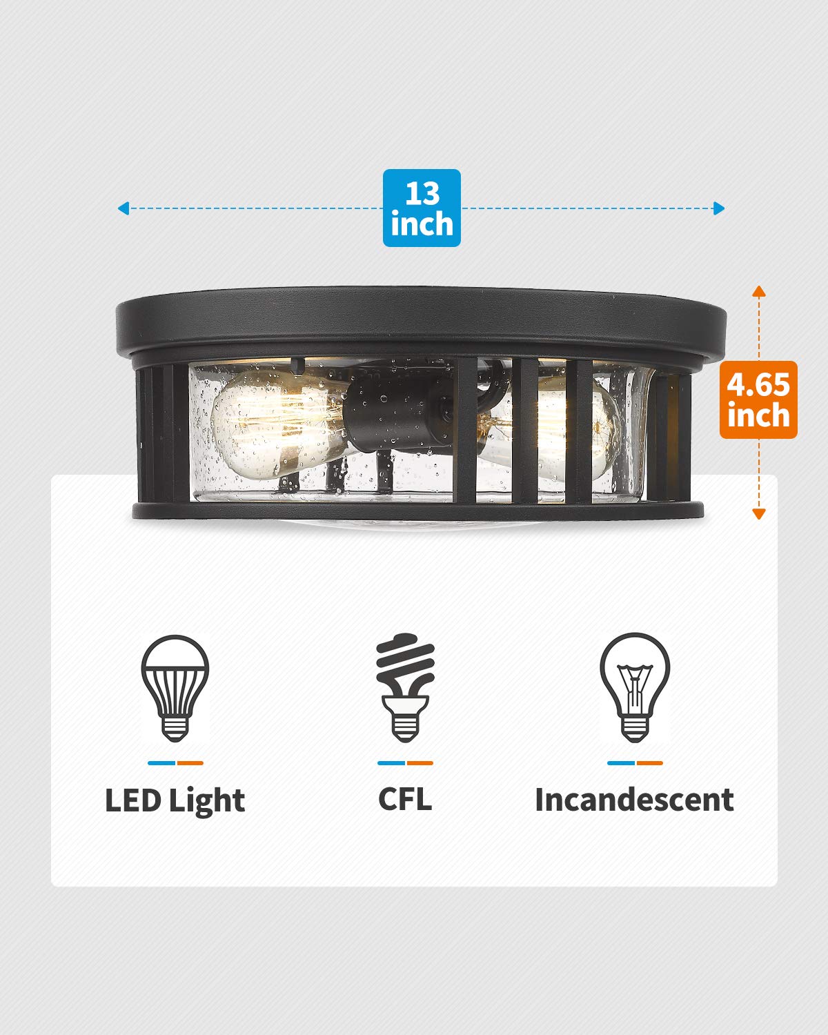 LTMATE LS4FW17-F BK flushmounts - View #2