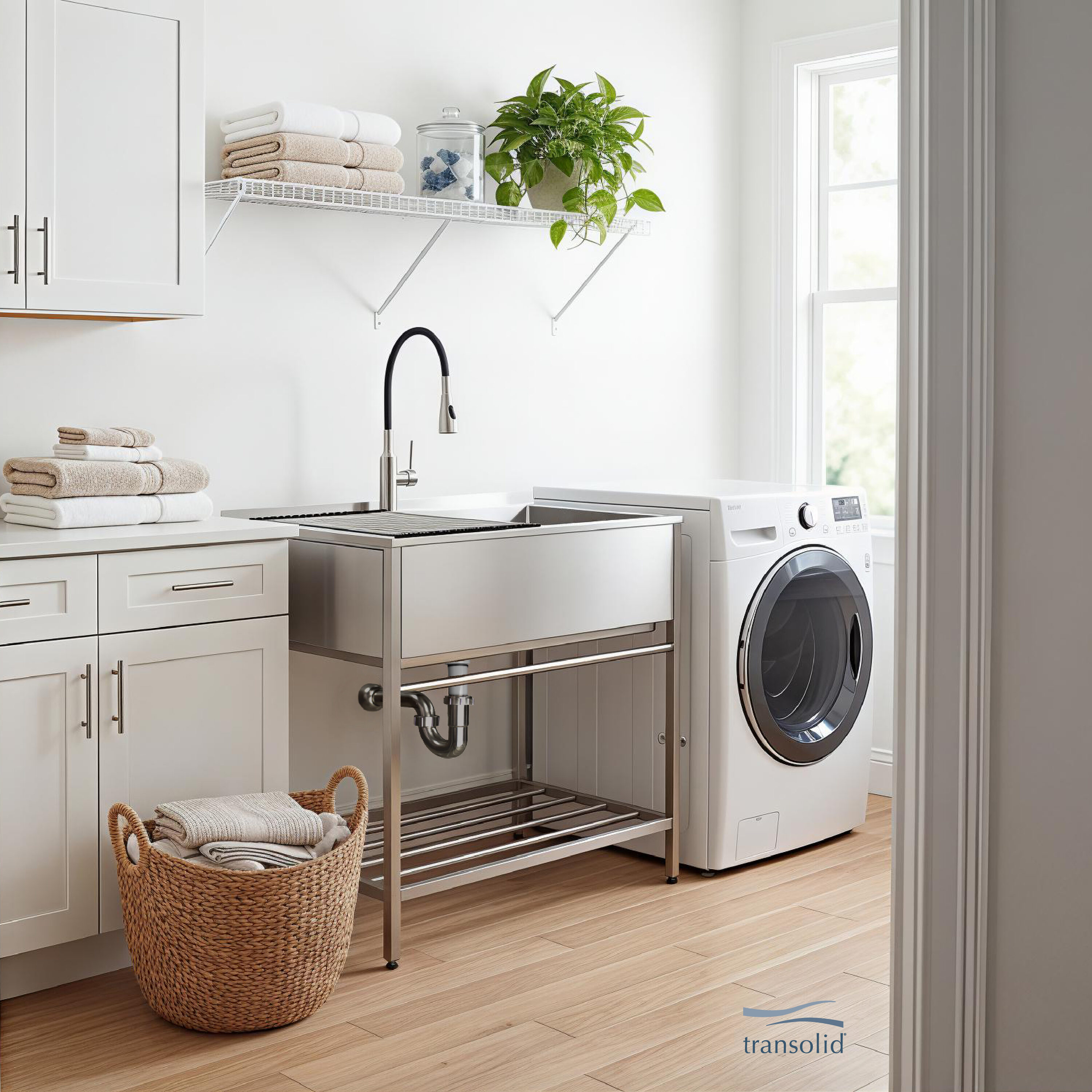 Transolid TFH-3622-SS Laundry-Tubs-Utility-Sinks - View #4