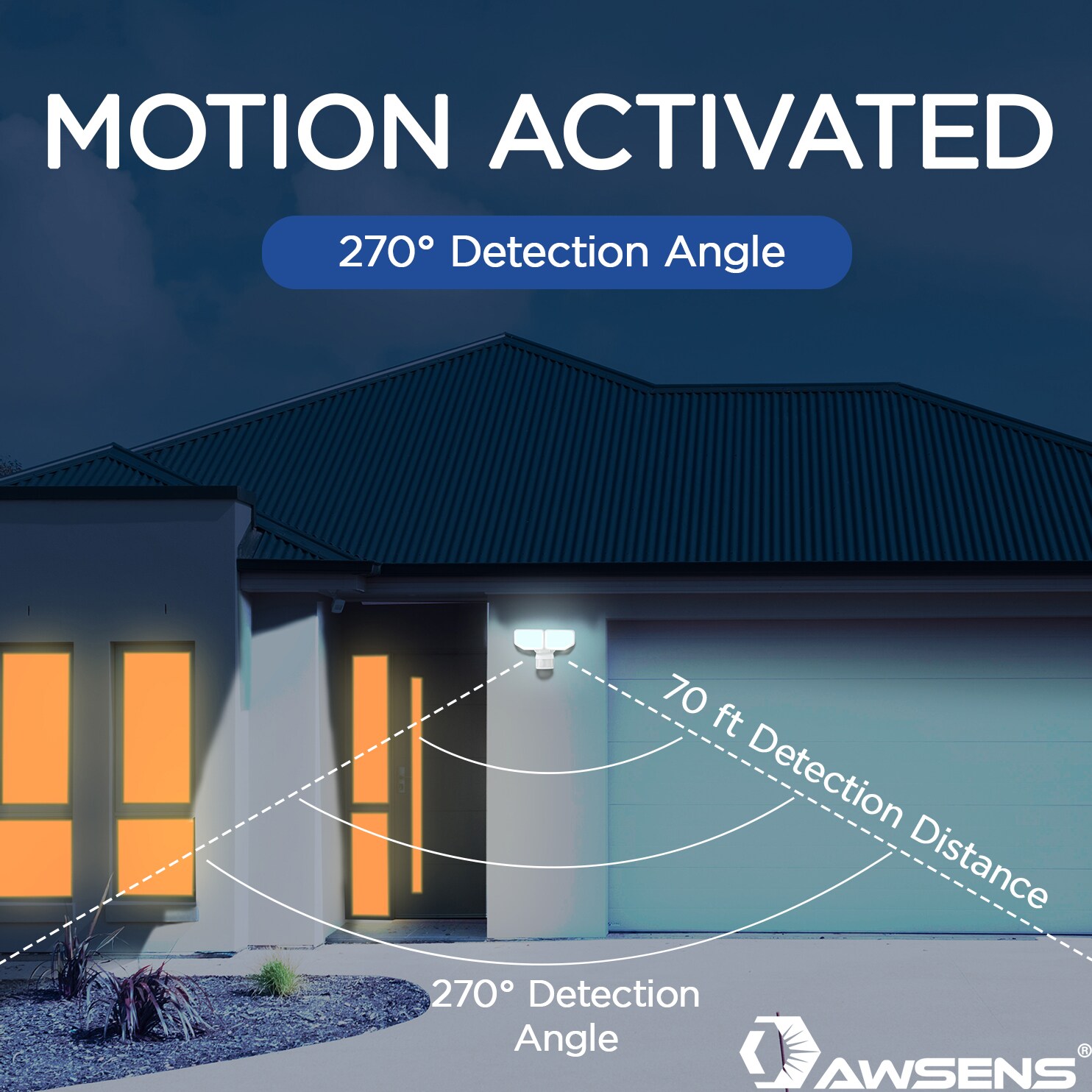 AWSENS SL5662-WH Motion-Activated-Floodlights - View #6