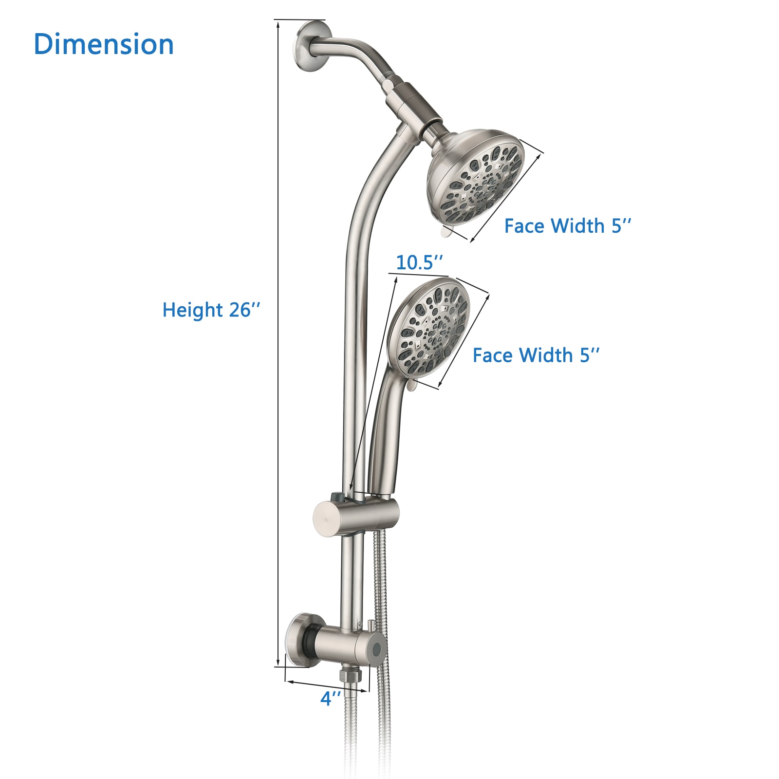 UCLIMAA UCAE427BN Showerhead-Bar-Panels - View #2