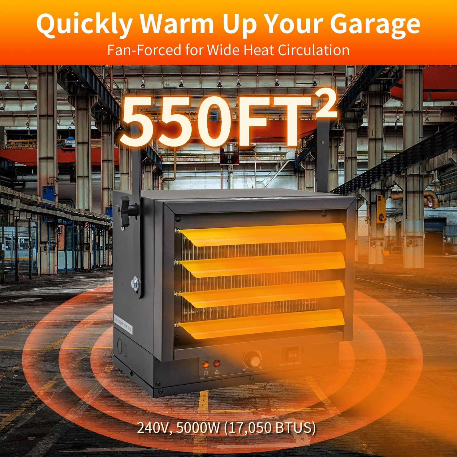 EdenDirect NCBK0408012 Electric-Garage-Heaters - View #2