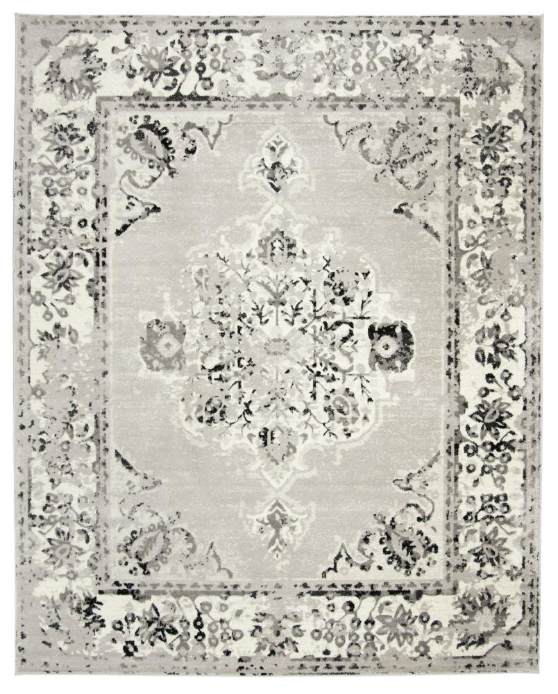 Safavieh SKY169K-8 Skyler Florette 8 x 10 (ft) Loomed Polypropylene Gray/Ivory Rectangular Indoor Distressed/Overdyed Vintage Area rug