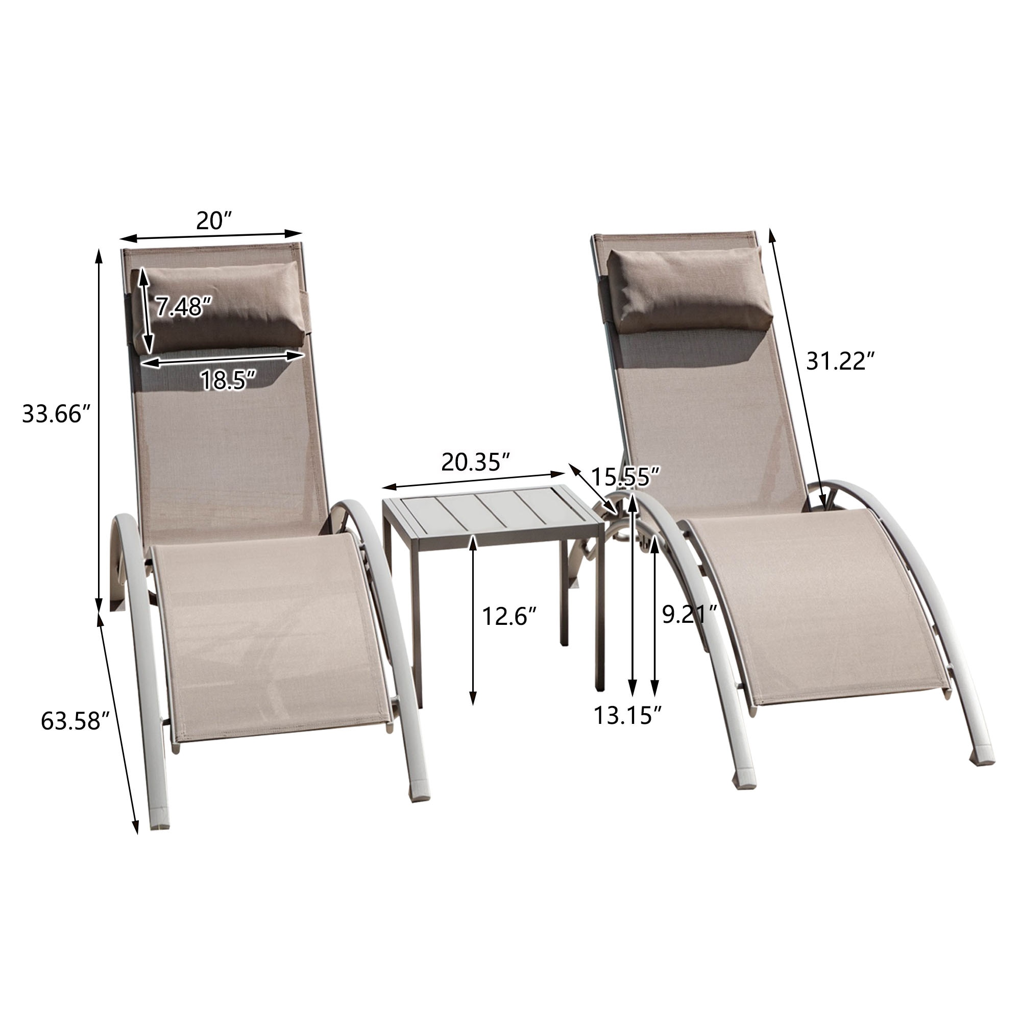 WELLFOR GIJ-CR109833 Patio-Chairs - View #3