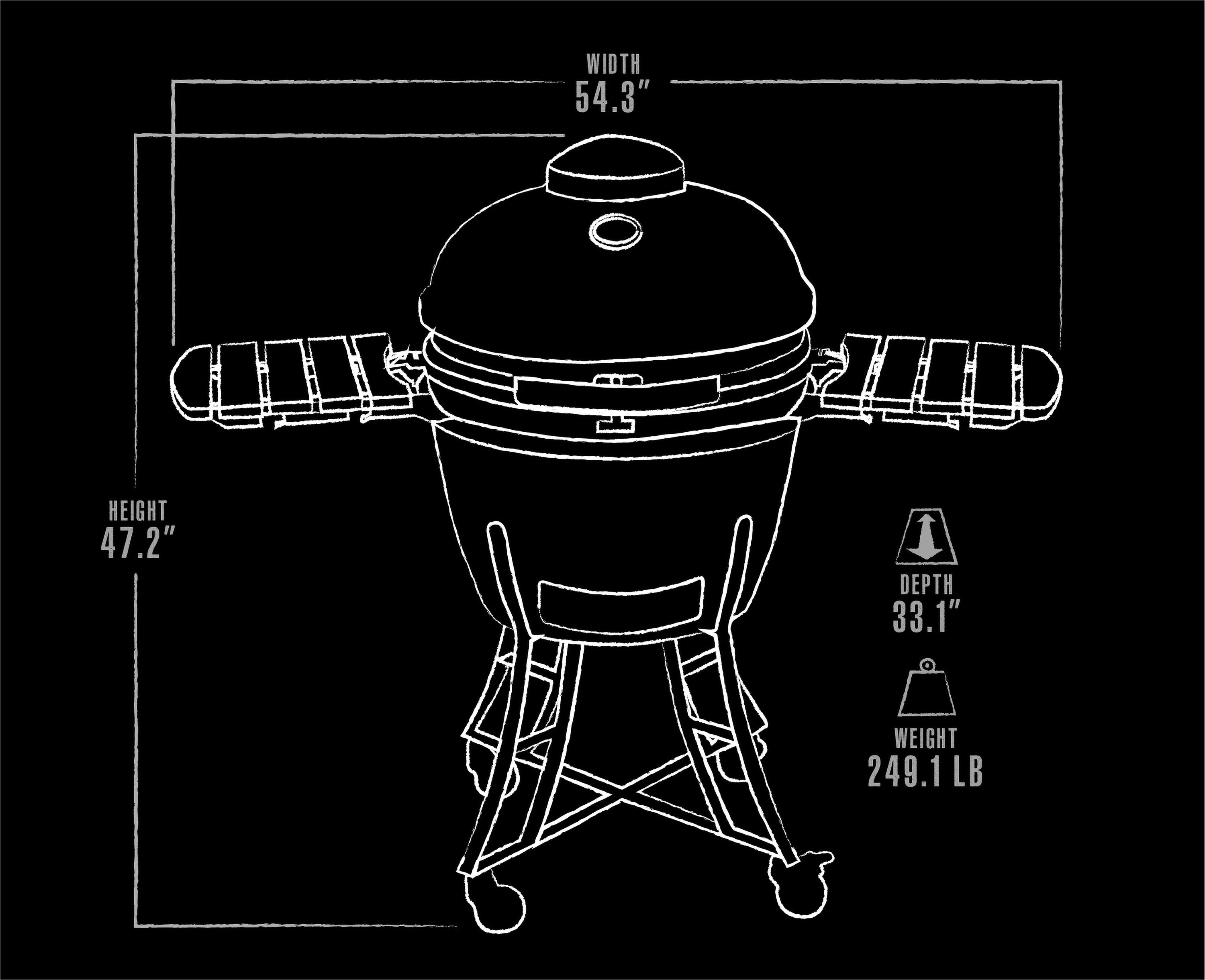 GrillGrate Set for The Pit Boss K24 Ceramic Charcoal Grill | GrillGrate|Price Varies by Number of Panels