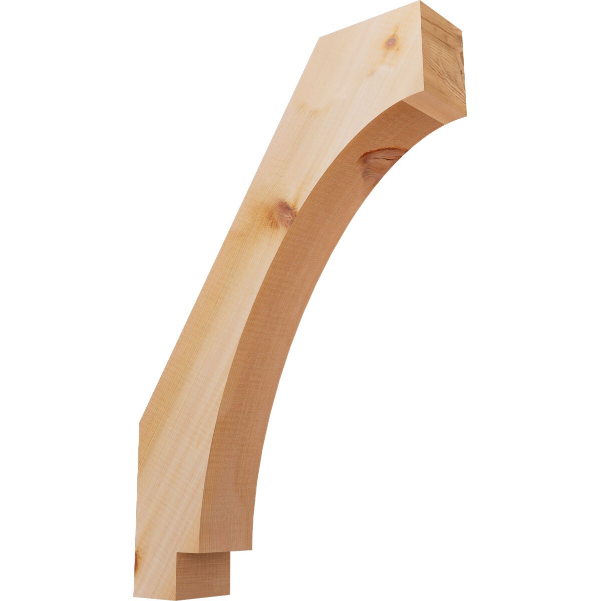 Ekena Millwork BRC04X16X24IMP00SWR 3-1/2-in x 16-in x 24-in Western Red Cedar Unfinished Wood Imperial smooth