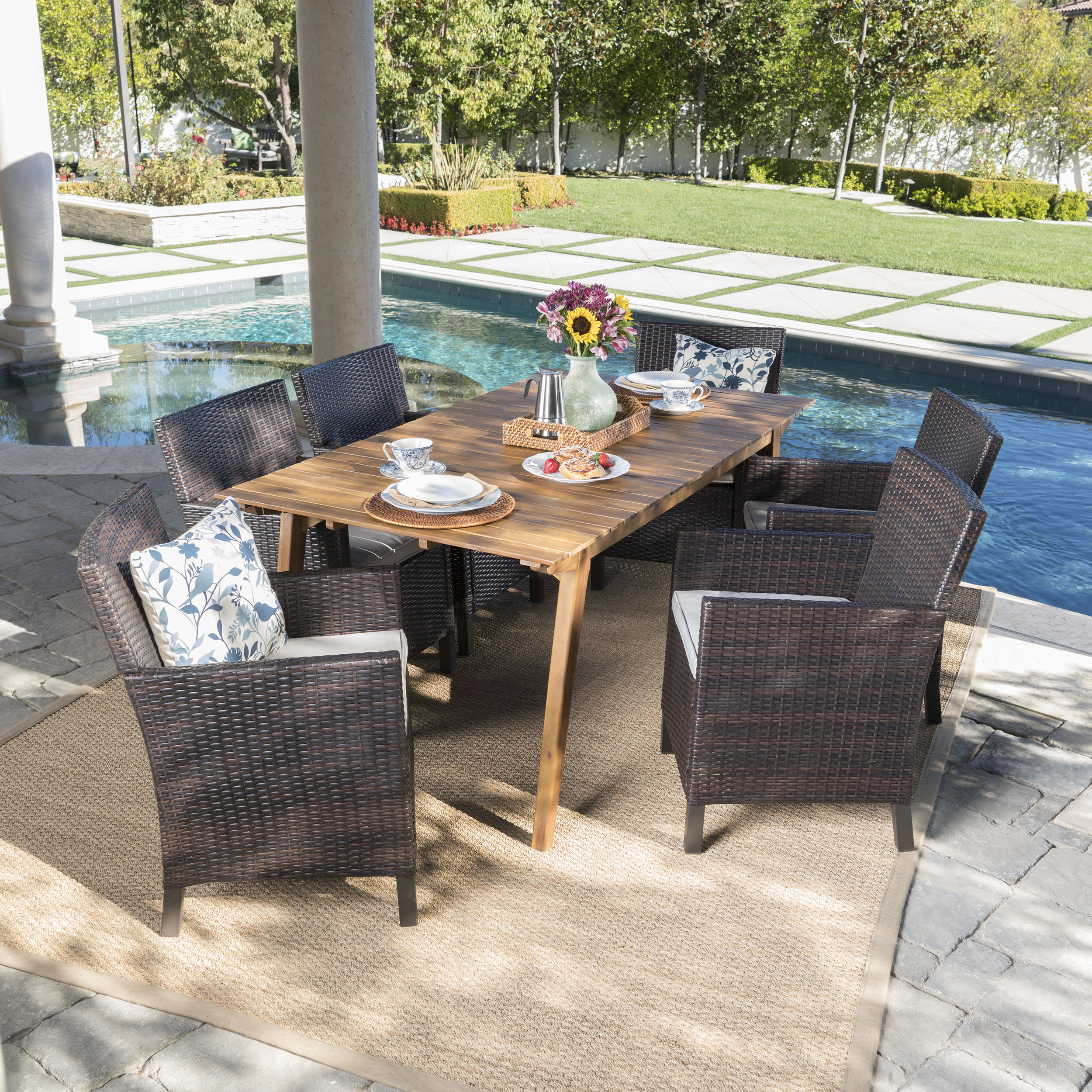 Christopher Knight Home 302801 Patio-Dining-Sets - View #2