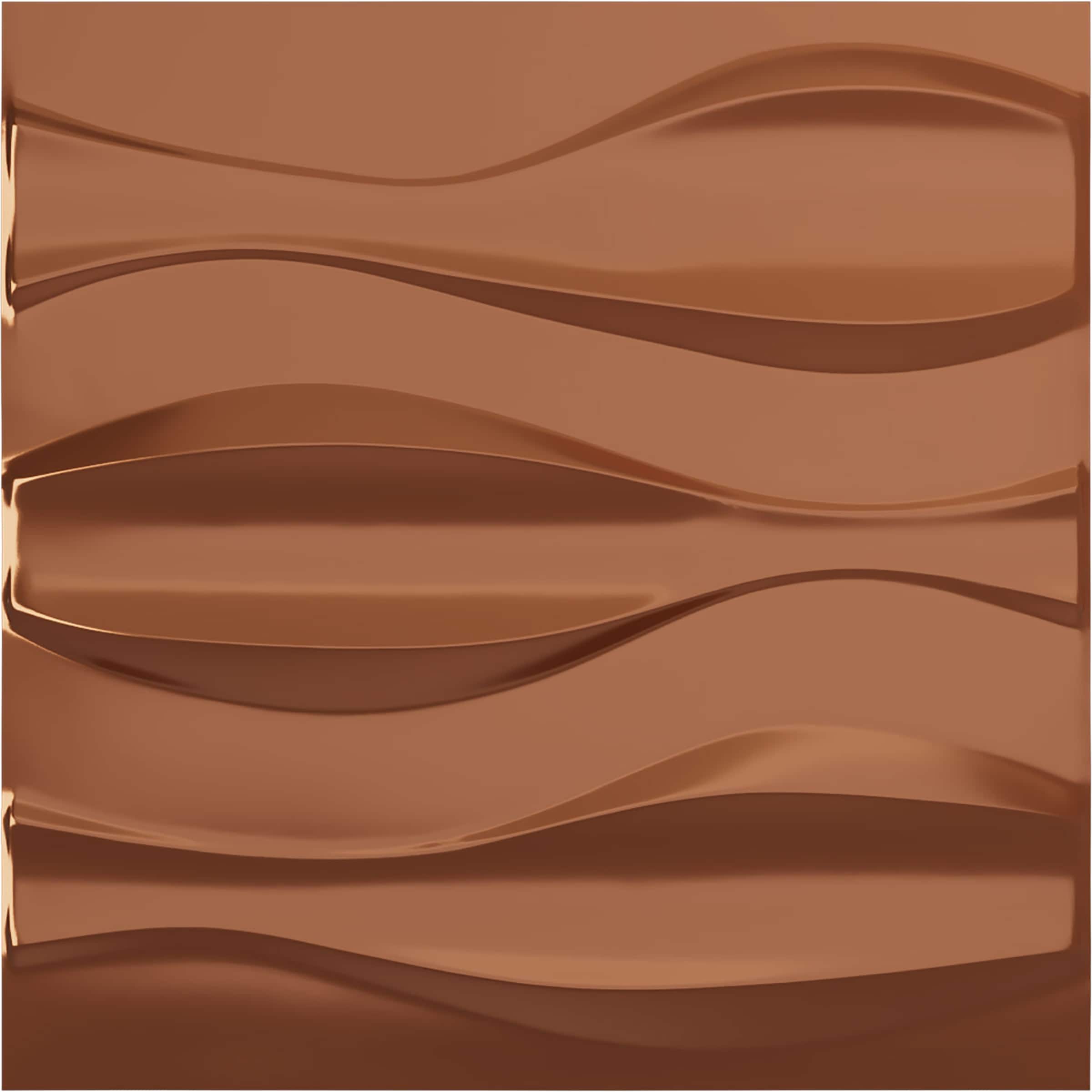 Ekena Millwork WP20X20TMBCO-CASE-12 19-5/8-in x 19-5/8-in Embossed Paintable/Stainable Copper PVC Wall Panel ( 12 -Pack, Covers 32.04 )