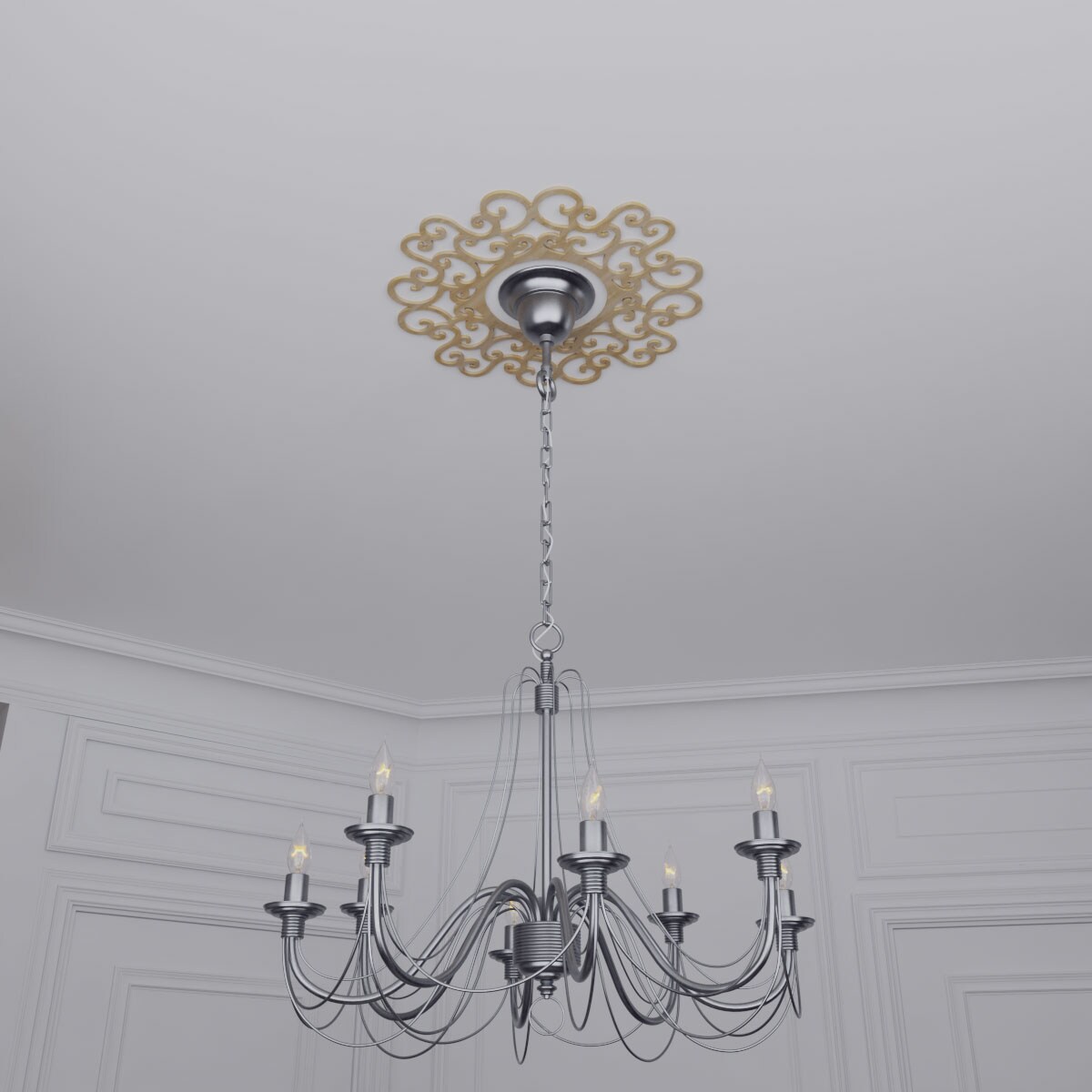 Ekena Millwork CMWP24X24X0250REHI Ceiling-Medallions - View #11