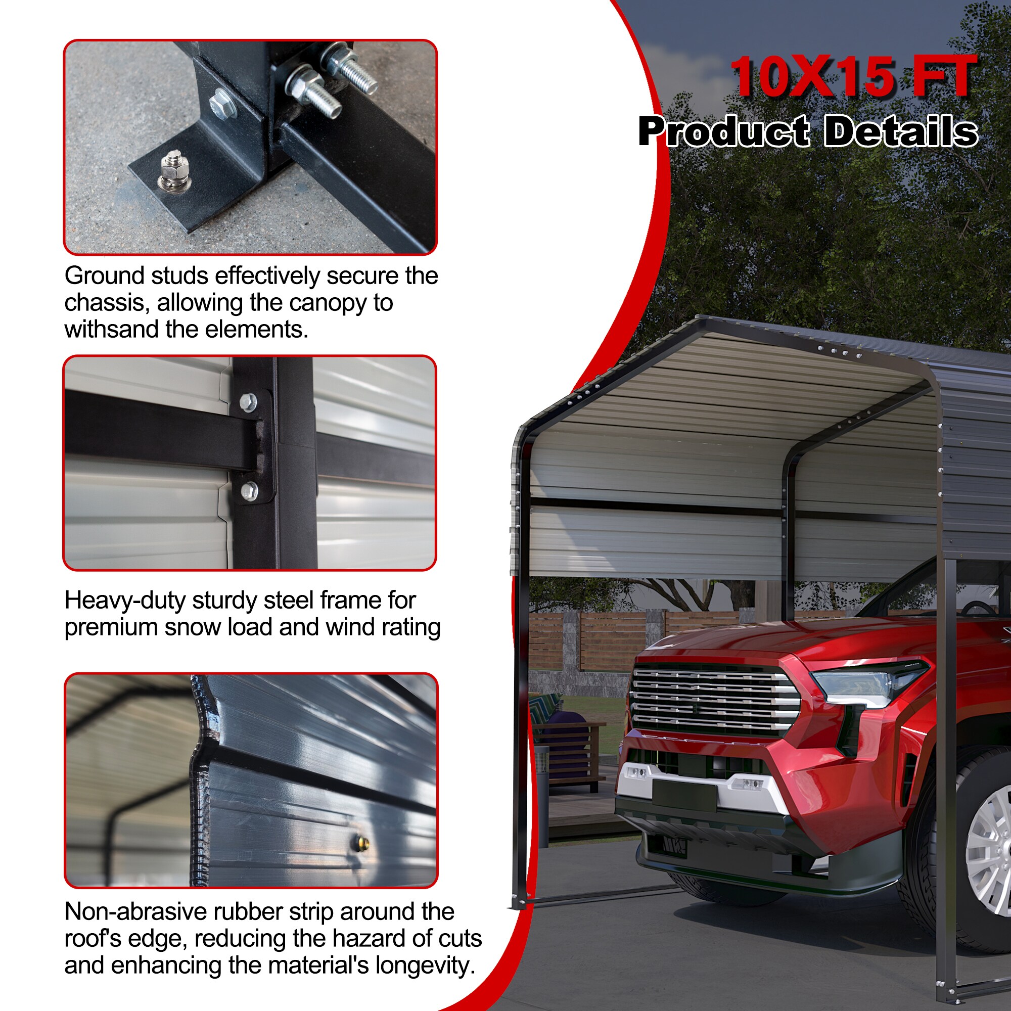 Mondawe MO-CP-00045 Carport-Covers - View #7