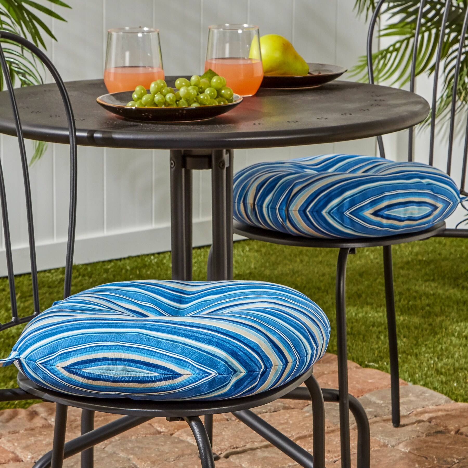 Greendale Home Fashions OC5816S2-SAPPHIRE Patio-Furniture-Cushions - View #3