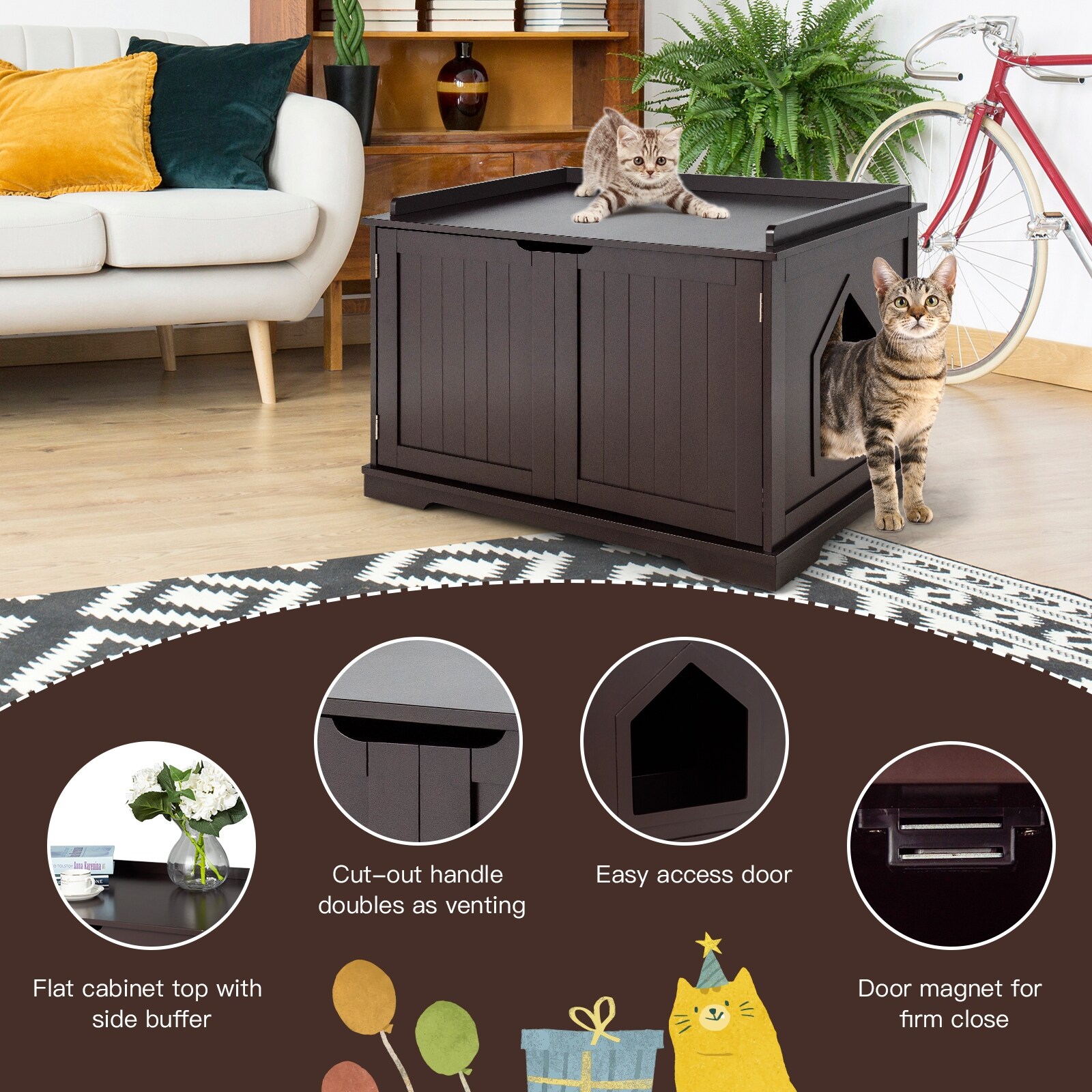 Forclover CJW-LB19CF Litter-Boxes - View #3