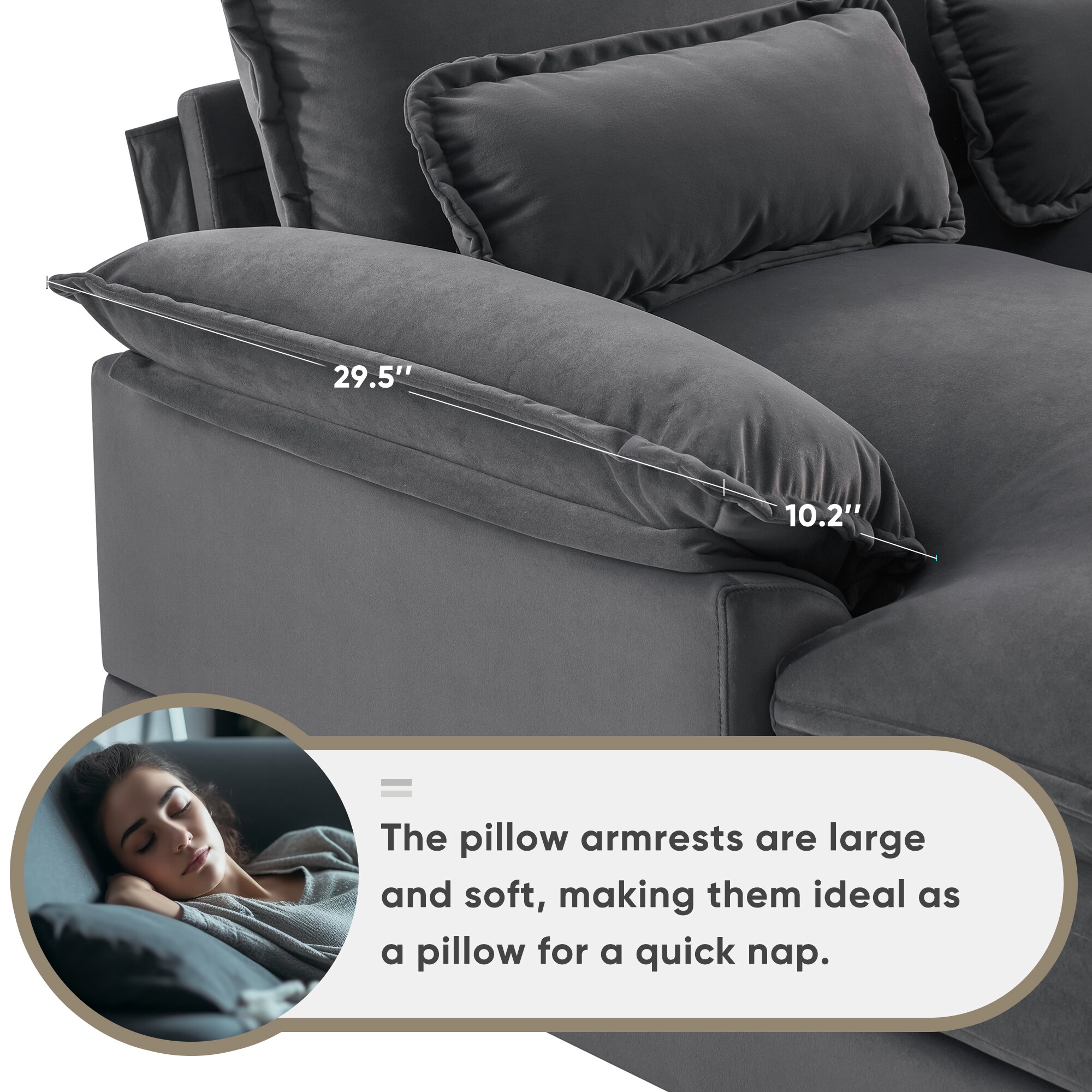 JIMSMAISON JMGTSO03GR Sofas-Loveseats - View #12