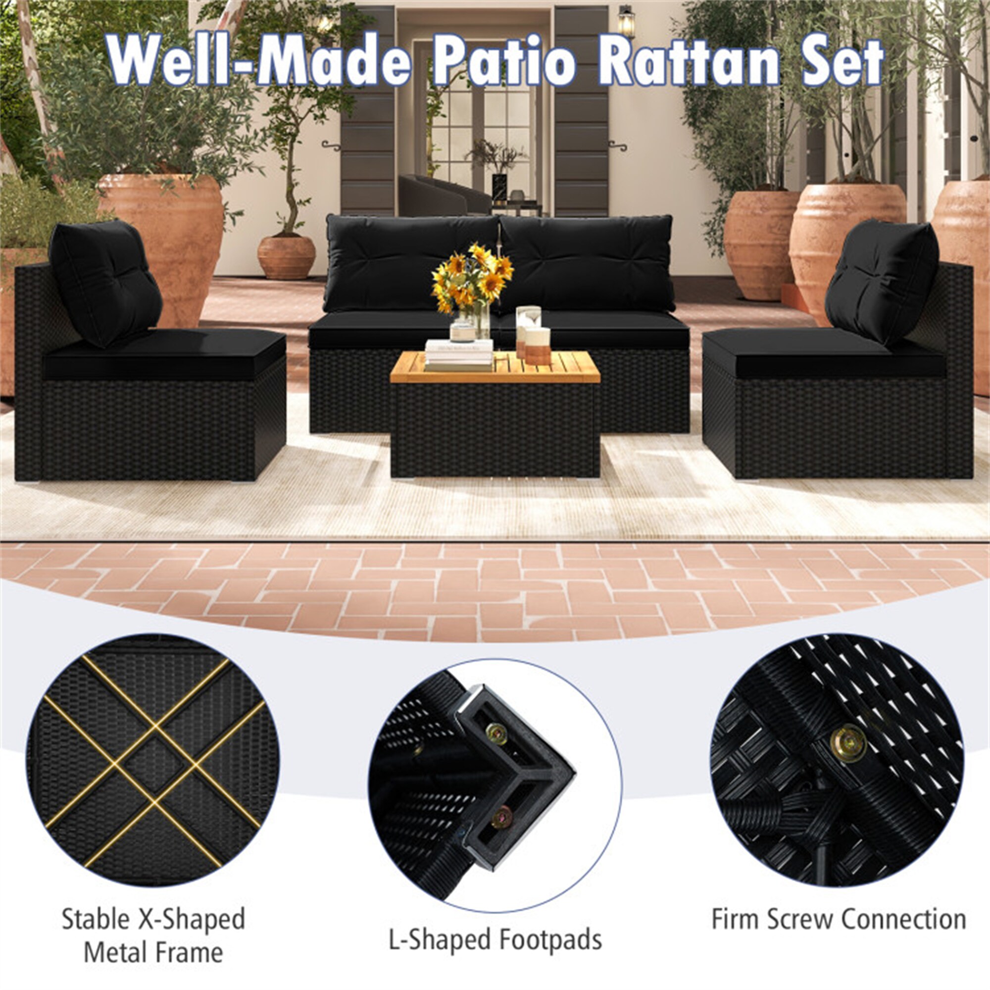 BABOOM BOM-000439A-OR Patio-Conversation-Sets - View #8