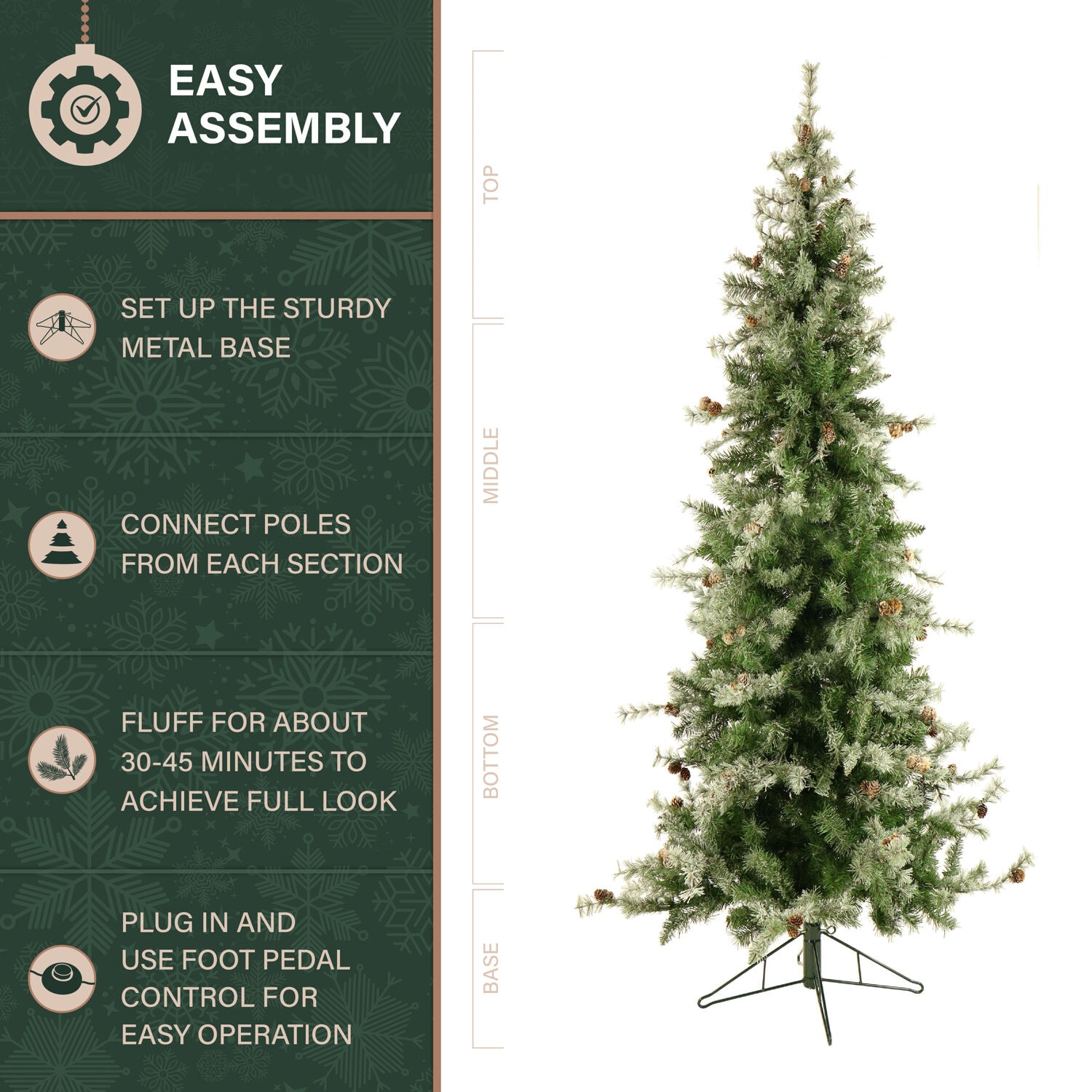 Fraser Hill Farm FFBF075-6SN Artificial-Christmas-Trees - View #5
