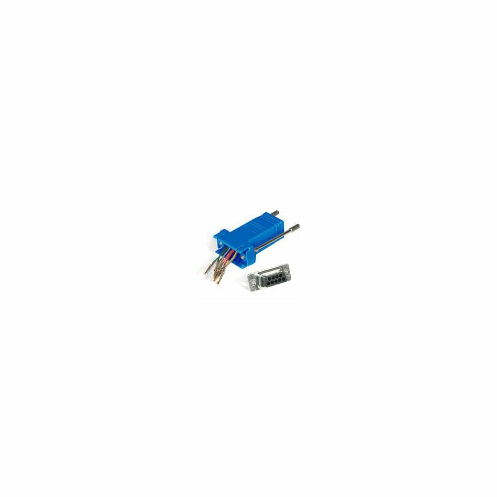 C2G CTG2335 Cables to Go 02942 RJ45-DB9F MODULAR ADAPTER BLUE