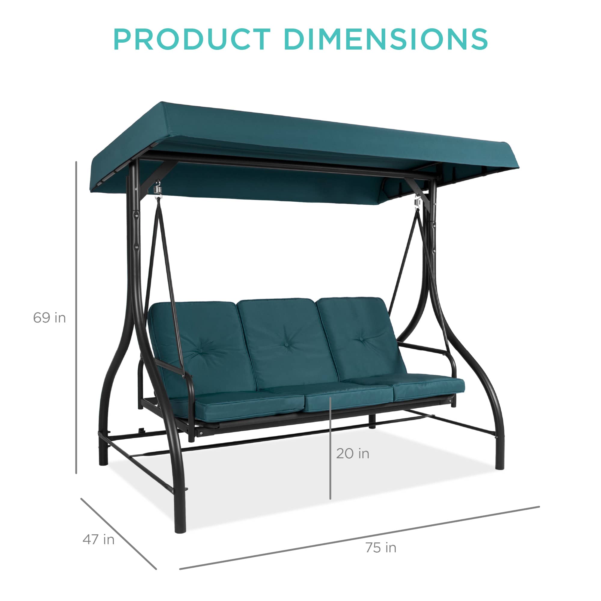 Best Choice Products SKY7842 Swing-Gliders - View #6