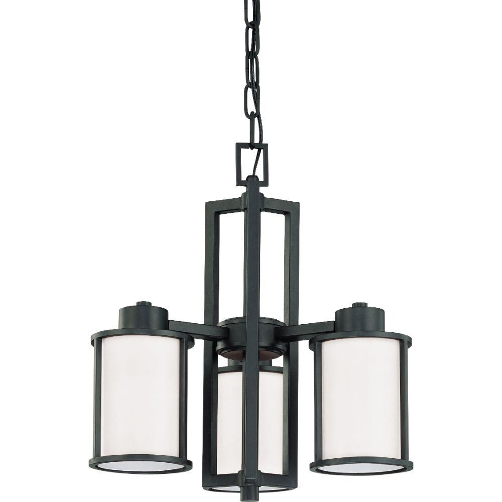  LW-SC528721 1-Light Aged Bronze Transitional Dry Rated Chandelier