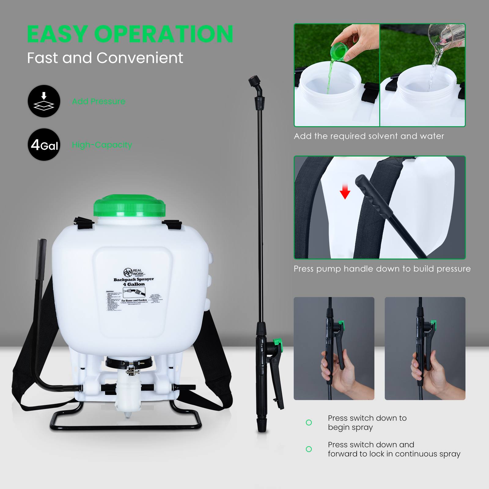 RealWork 3L7004G Tank-Sprayers - View #9