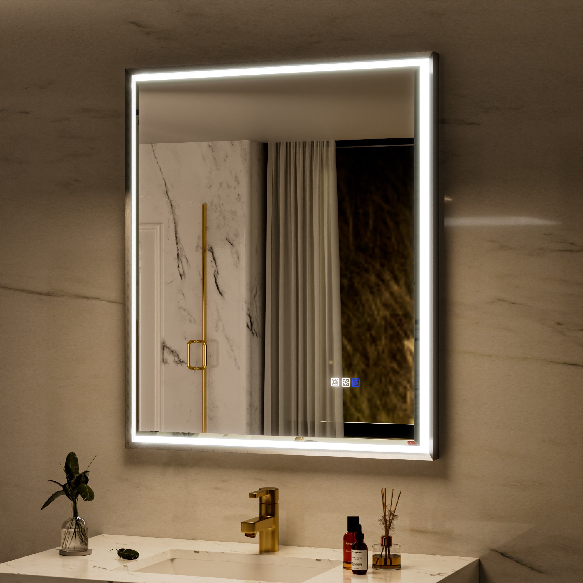 WELLFOR KAFMC4F1-2836 Framed-Bath-Mirrors - View #4
