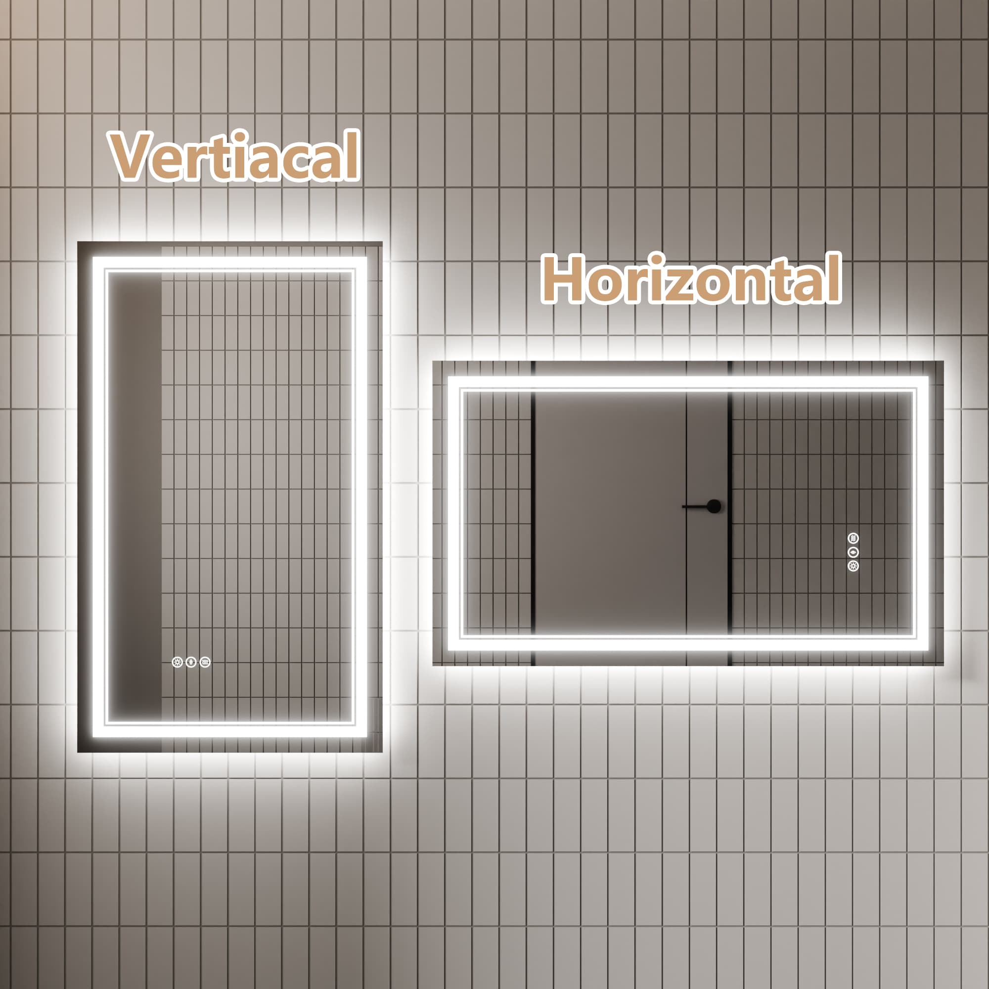 Forclover JTFHS-2440 Framed-Bath-Mirrors - View #5