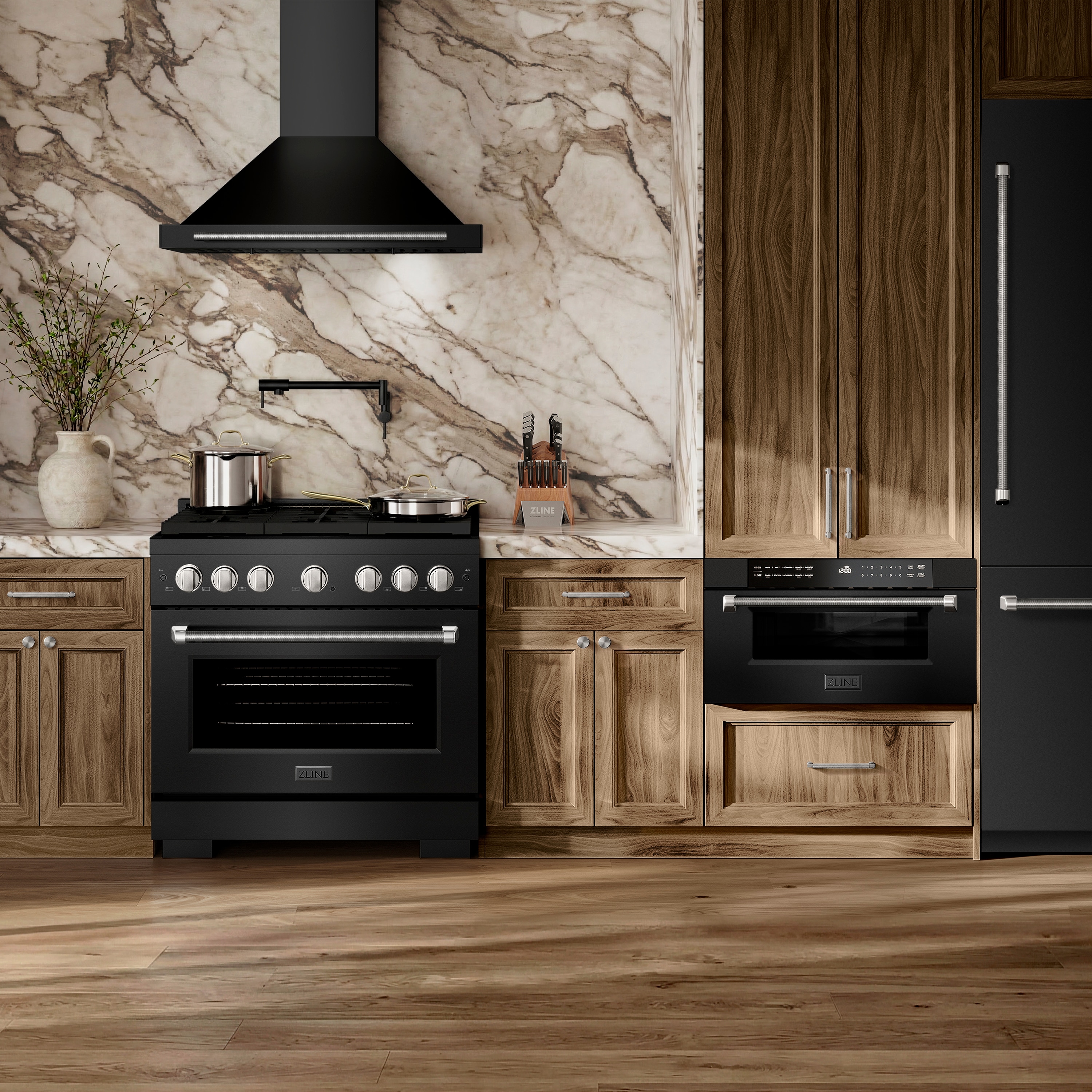 ZLINE KITCHEN & BATH SDRBL-36-KST Dual-Fuel-Ranges - View #6