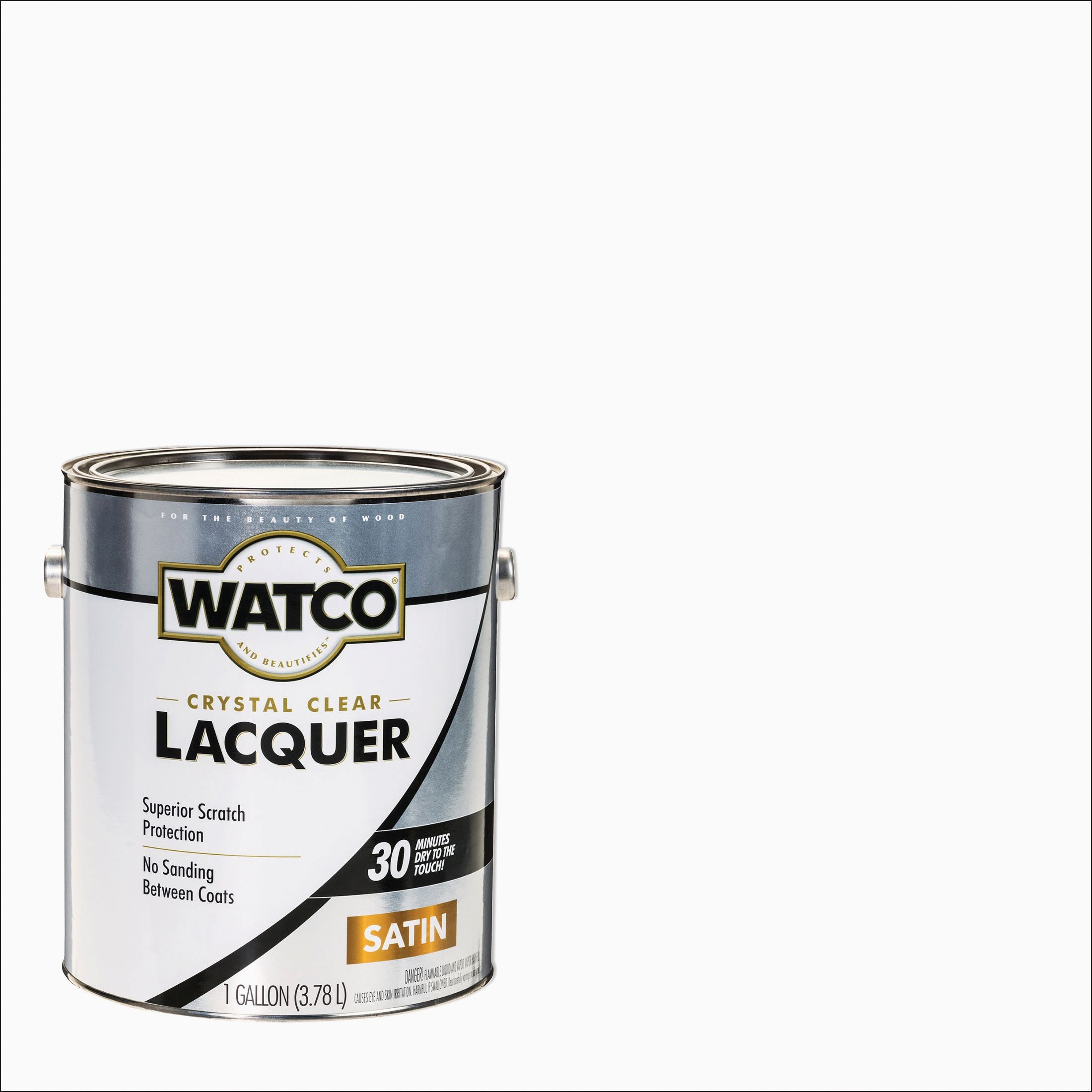 WATCO 333690-2PK Lacquer Clear Wood Finish Gallon Matte Clear 2 Pack