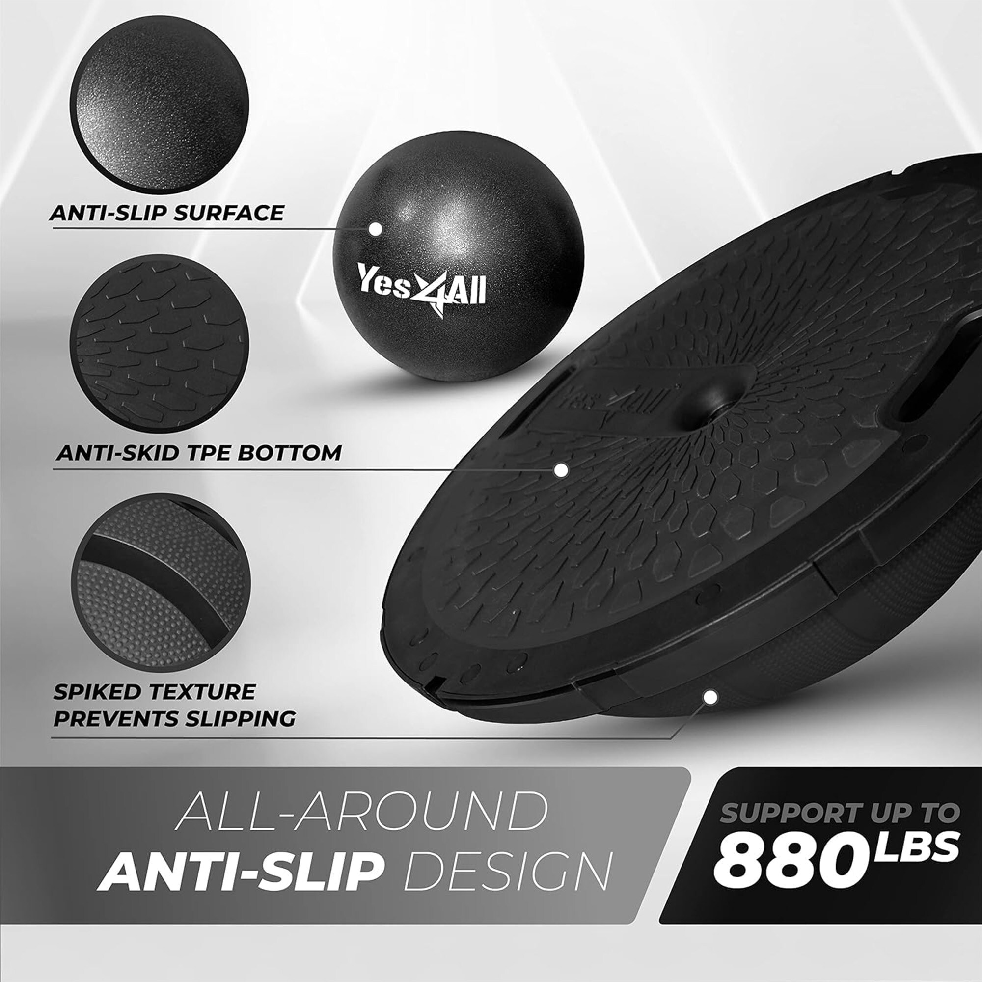Yes4All A4PY Balance-Exercise-Platforms - View #2