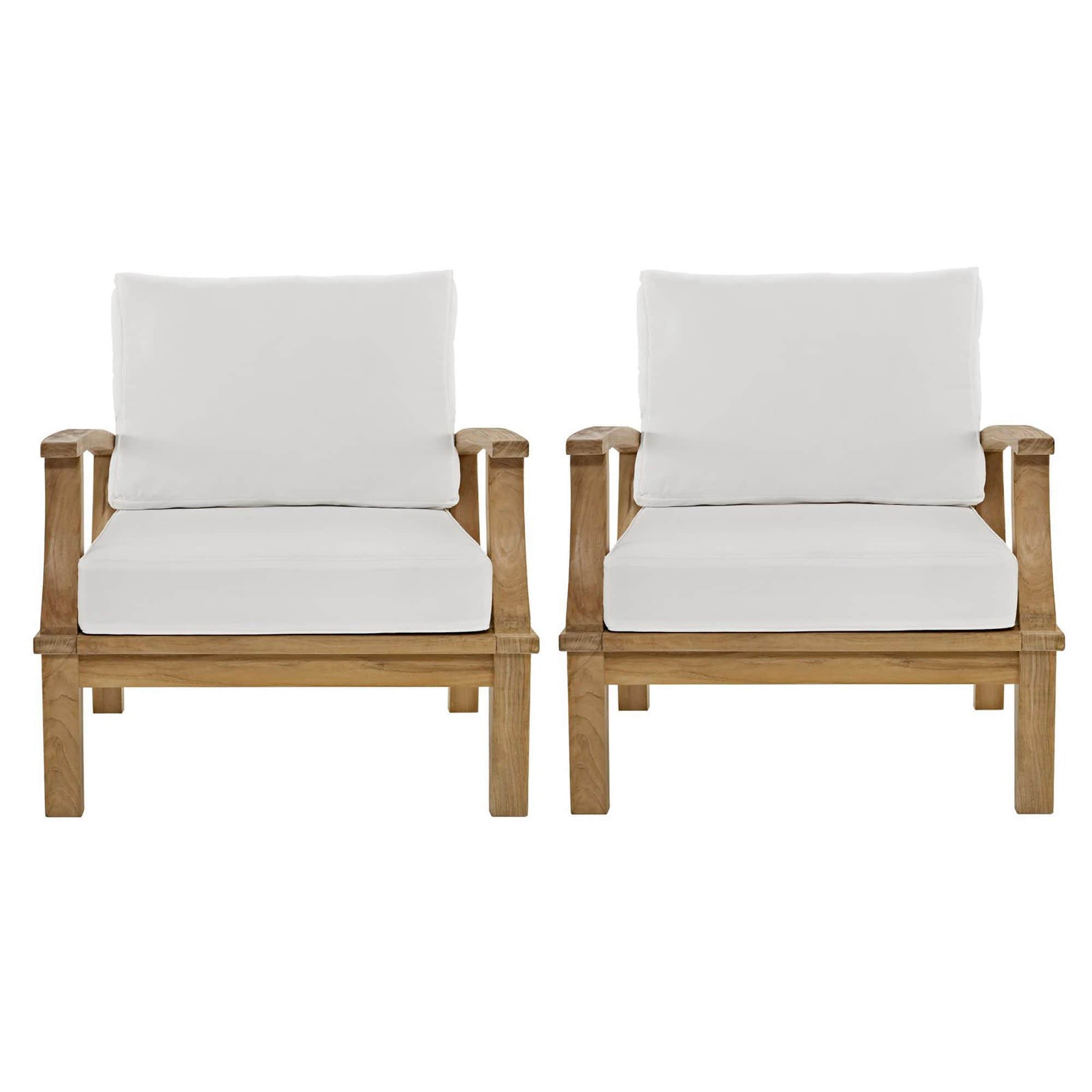 Modway EEI-1819-NAT-WHI-SET Patio-Conversation-Sets - View #5