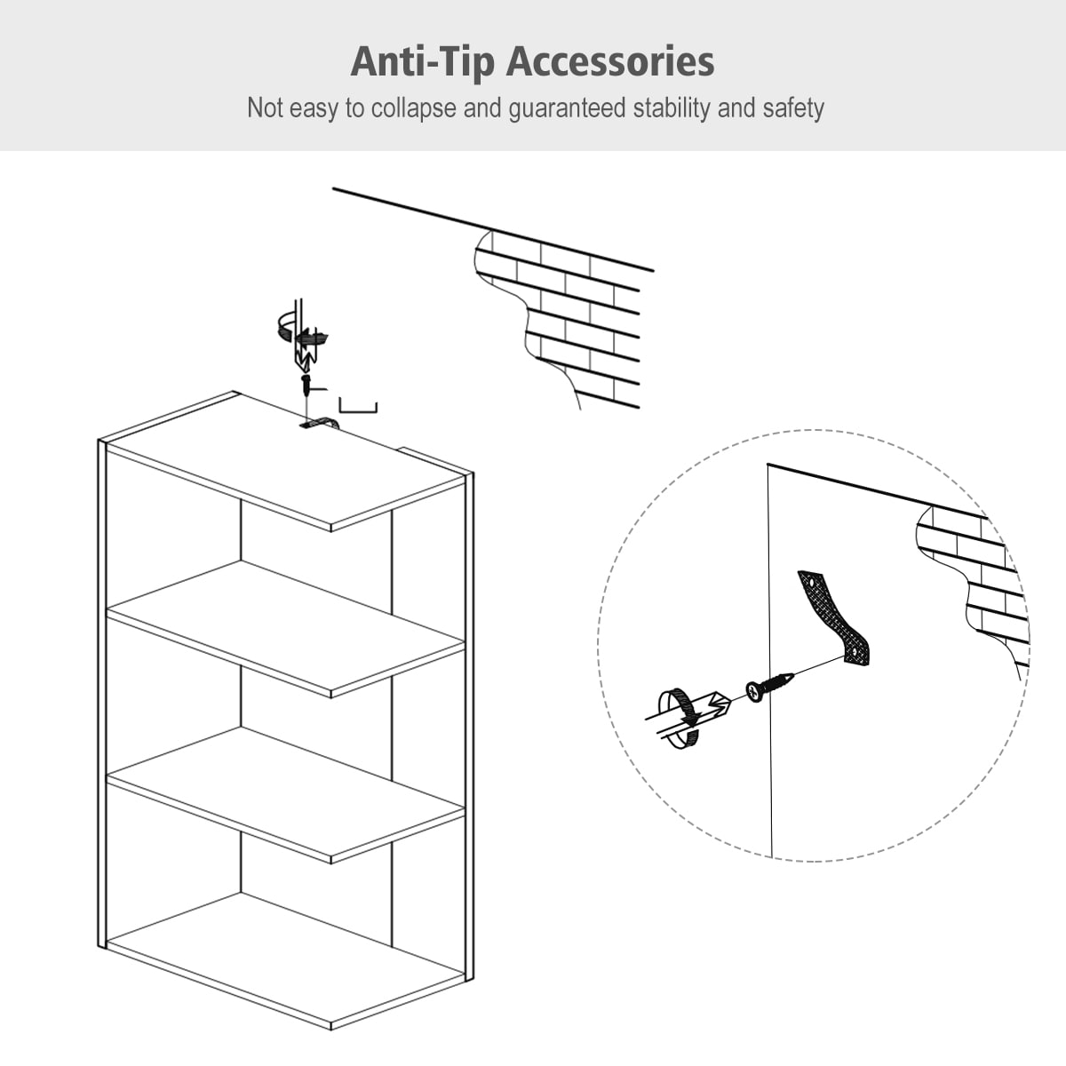 Costway HW63099 bookcases - View #7