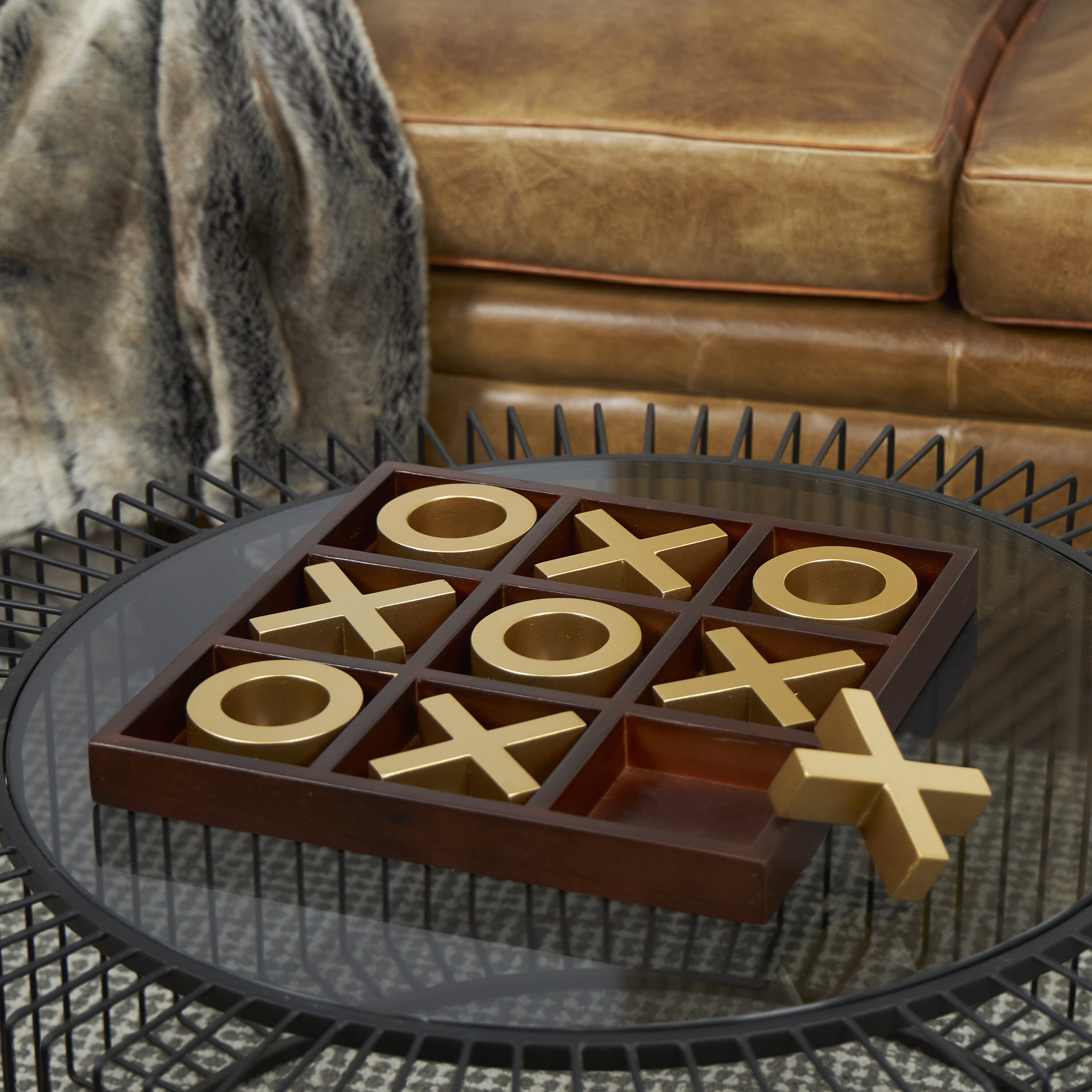 Grayson Lane 821675 Brown Wood Modern Decorative object