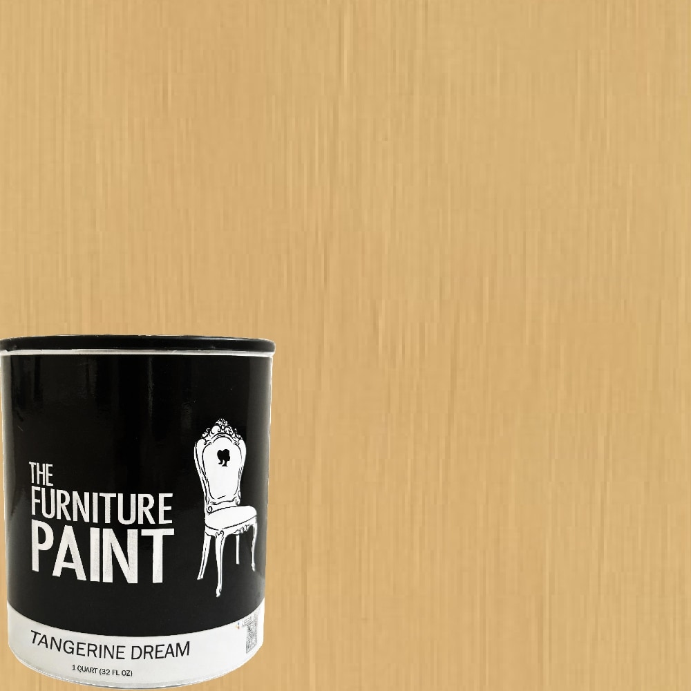 THE FURNITURE PAINT 20105 Matte Tangerine Dream Chalky Water-based Interior Paint ( 1-quart )