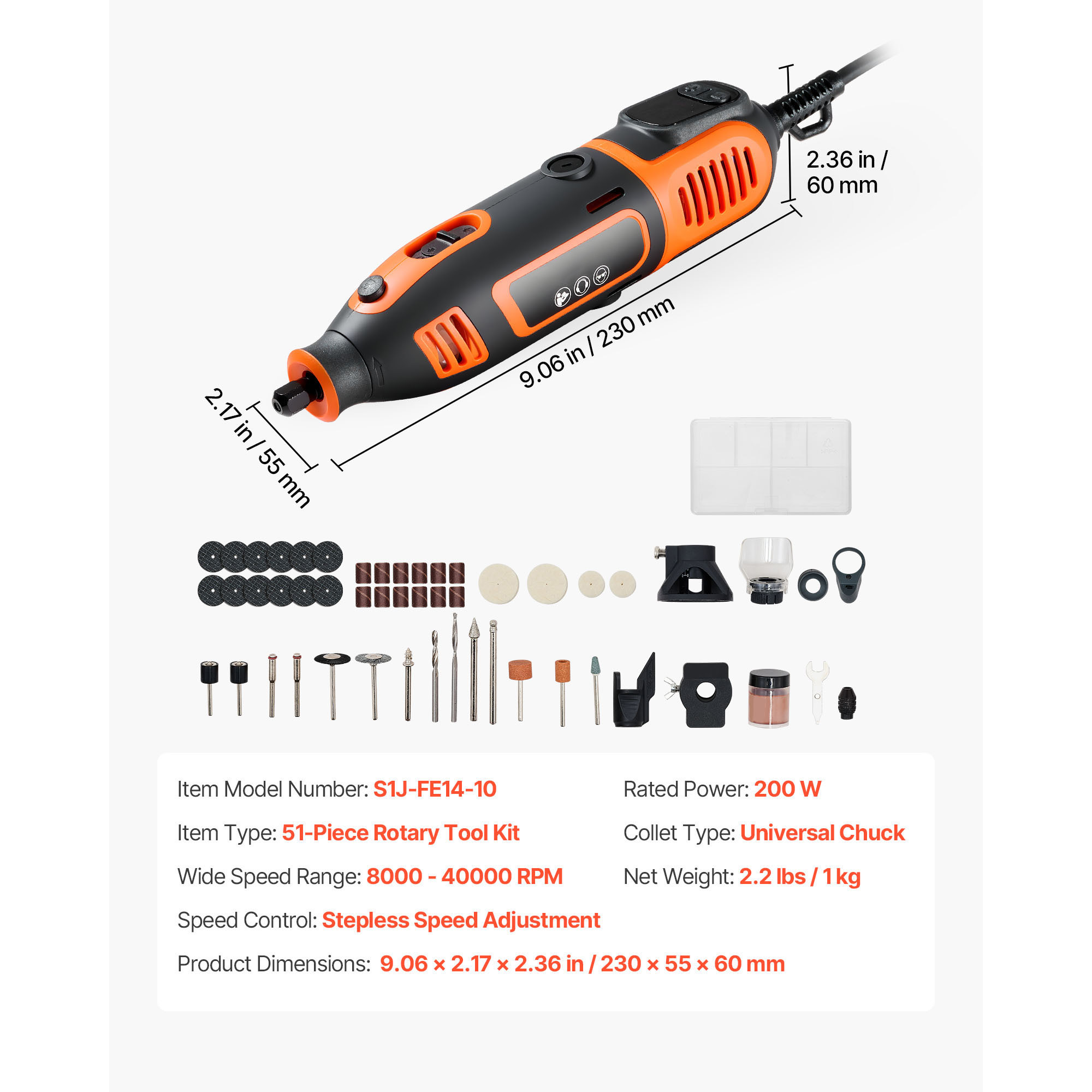 VEVOR BCGXZGJTJYSJGOOGZ1V1 Rotary-Tool-Bits-Wheels - View #8