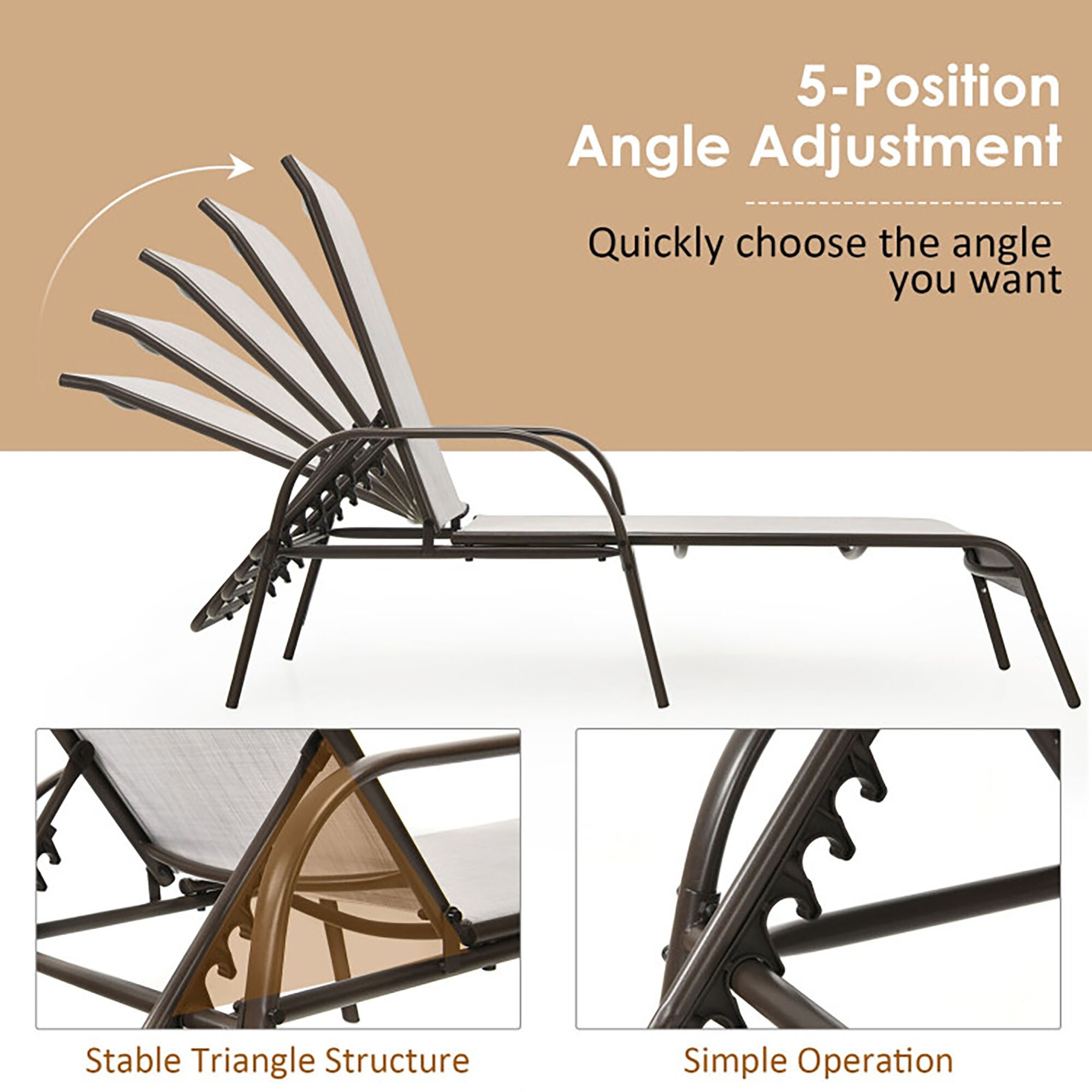 CASAINC CN-F1017-2 Patio-Chairs - View #8