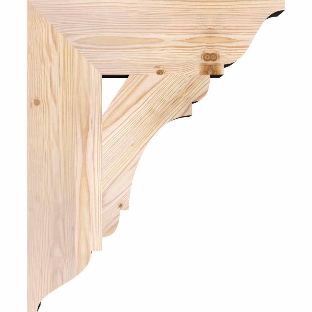 Ekena Millwork BKT06X20X24OLY01SDF Exterior-Brackets-Braces - View #3