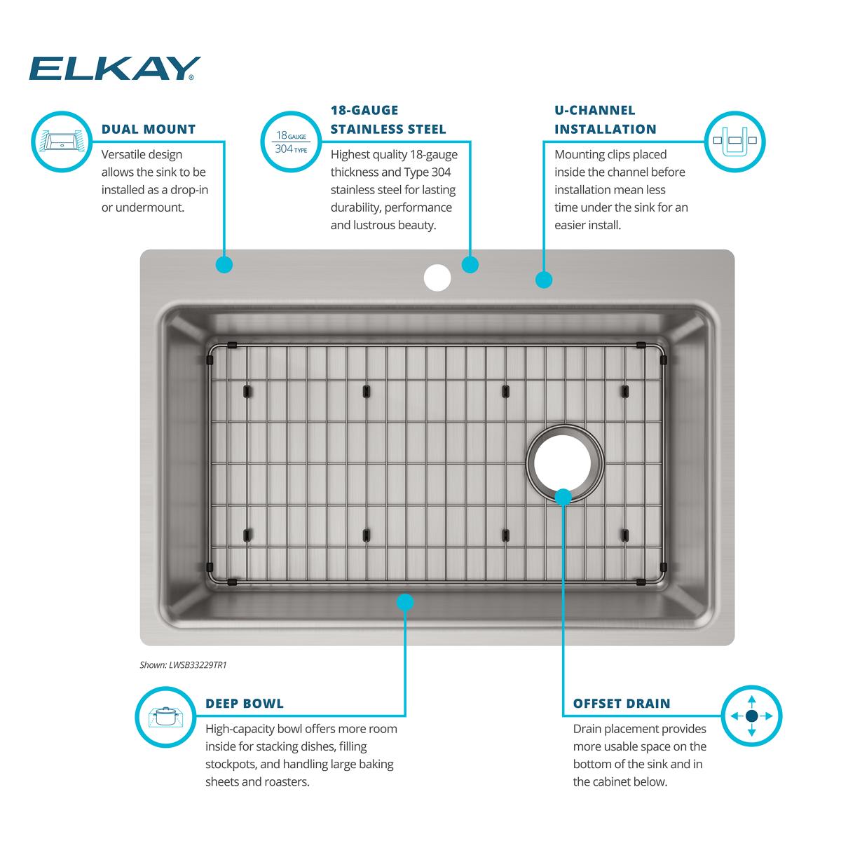 Elkay LWSB33229TR1 Kitchen-Sinks - View #5