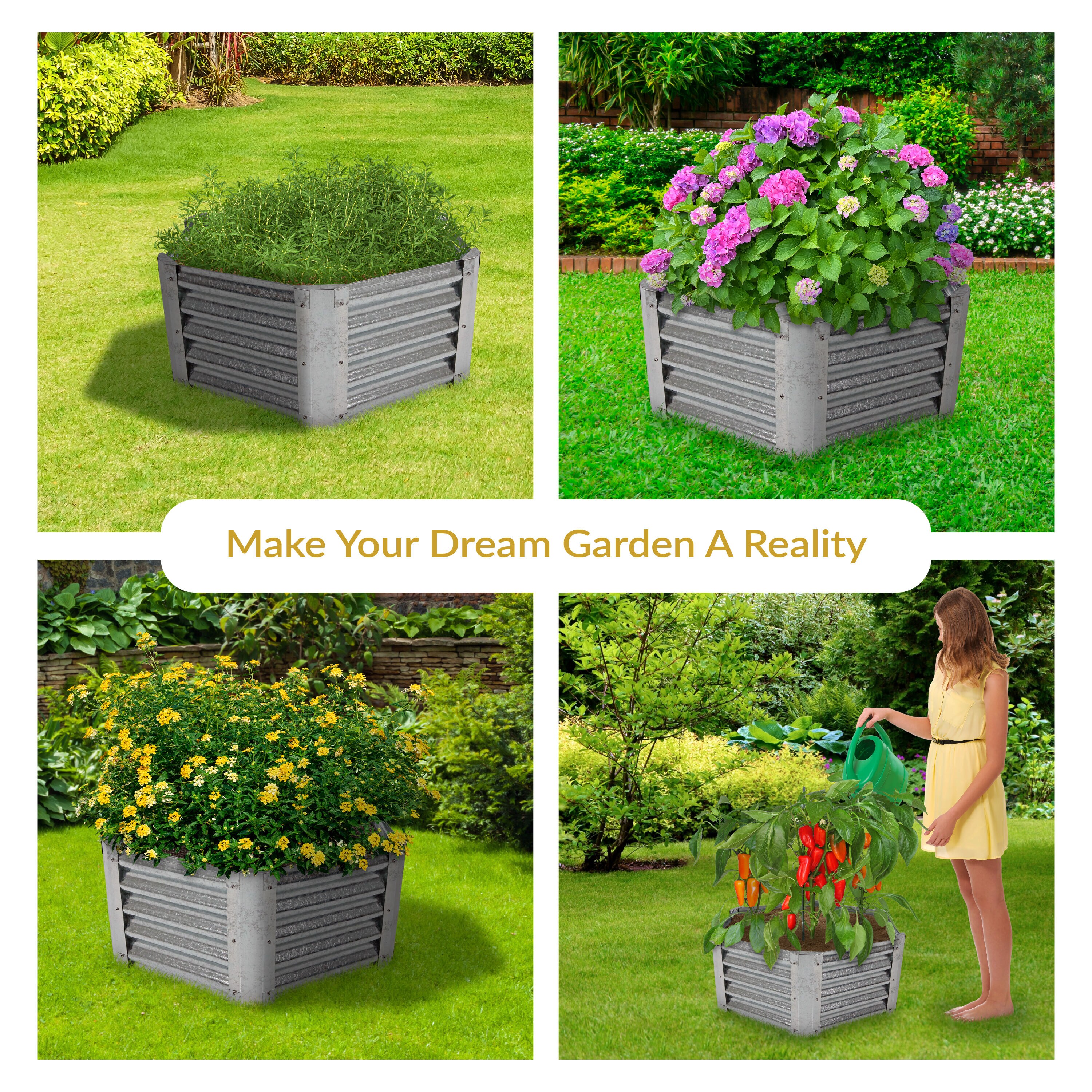Sunnydaze Decor RCM-LG476 Raised-Garden-Beds - View #6