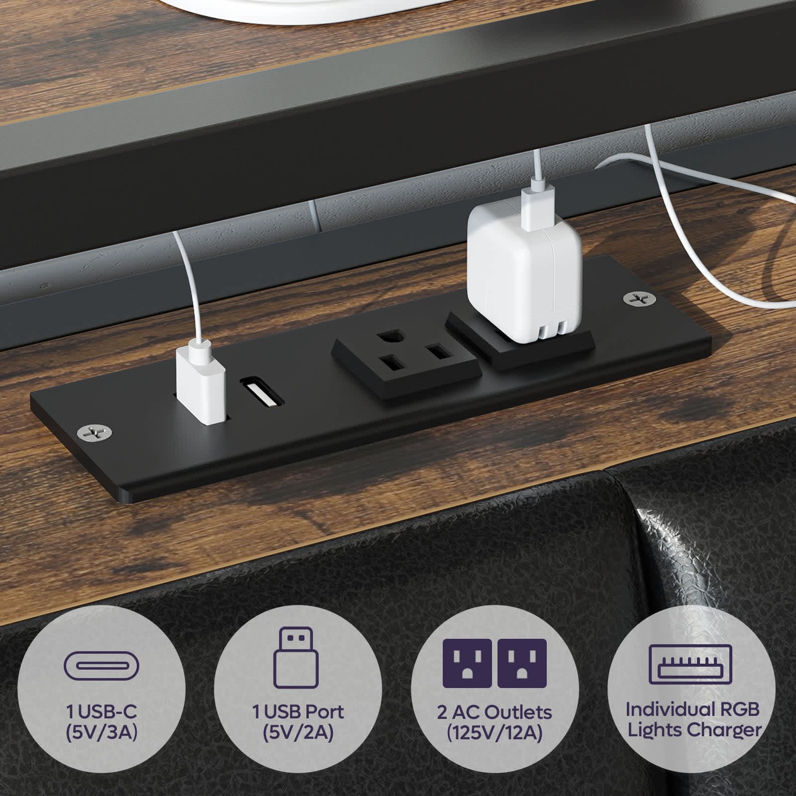 Bestier LOW-B700653H-LBLK beds - View #8