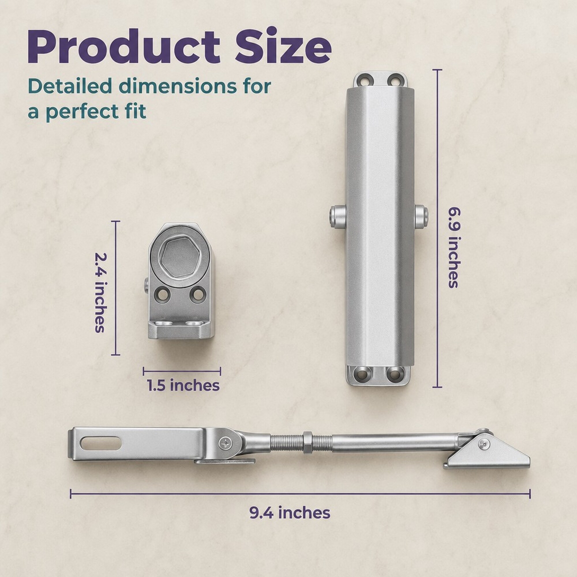 Numhew NHBEN405048 Door-Closures - View #2
