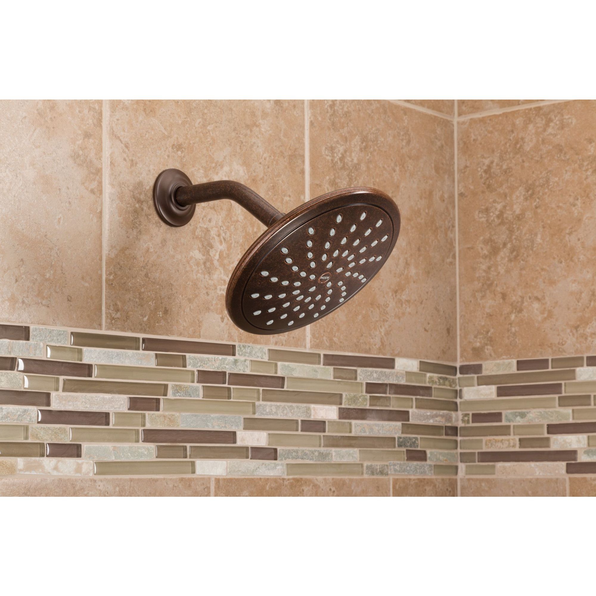 Moen 8-Inch Brushed Nickel Round Rain Shower Head