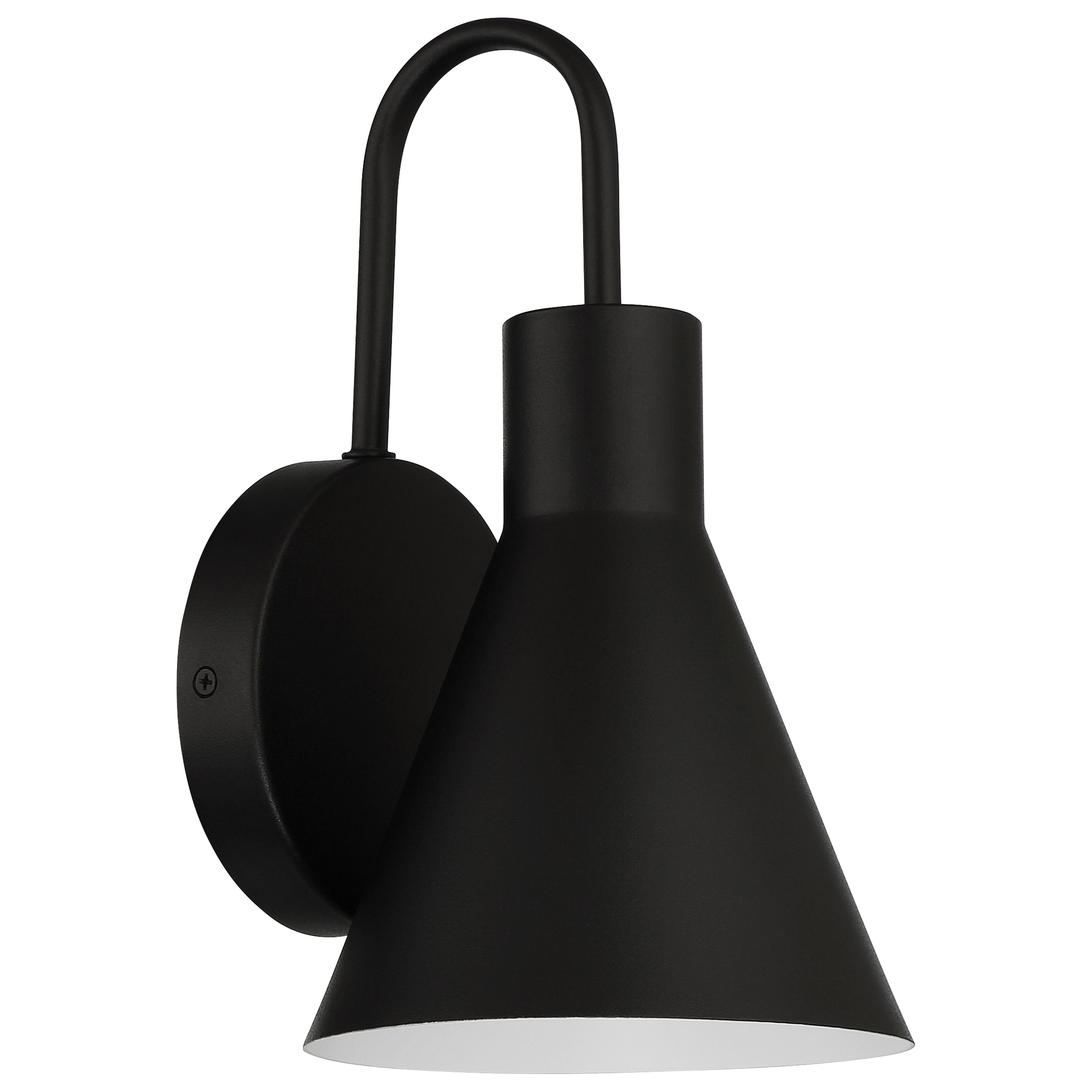 Solano Black Aluminum Dimmable Outdoor LED Wall Sconce