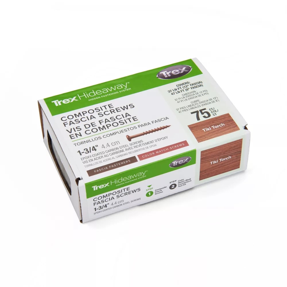 Trex TCMF175TT7501 #10 x 1-3/4-in Torx -Drive Thread-cutting Fascia Screws 75 -Count