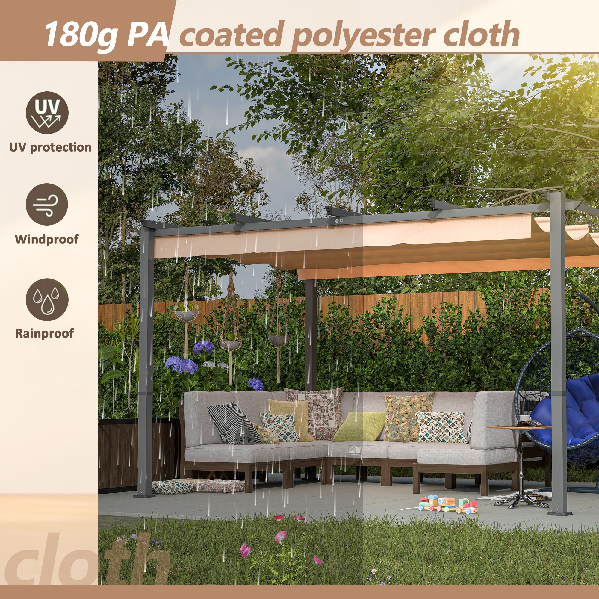 Gaierptone CRXHIYX82IG Wood-Resin-Gazebos - View #5
