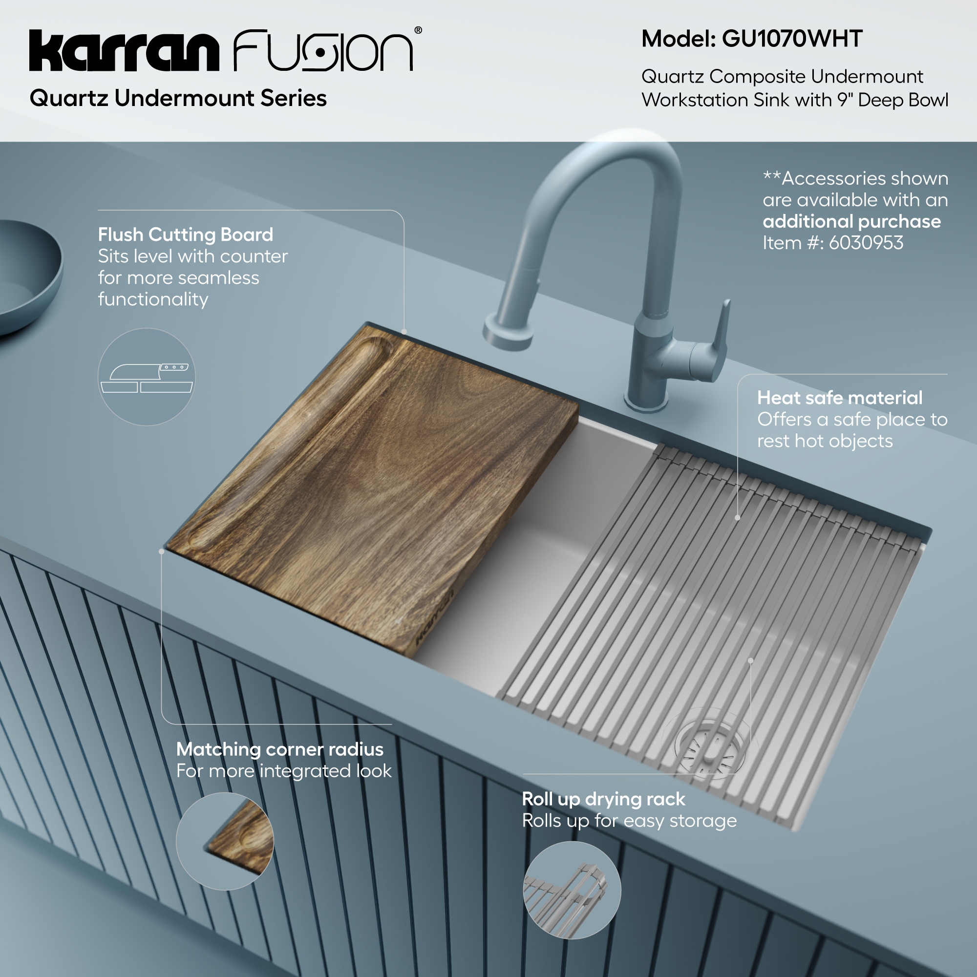 Karran GU1070WHT Kitchen-Sinks - View #6