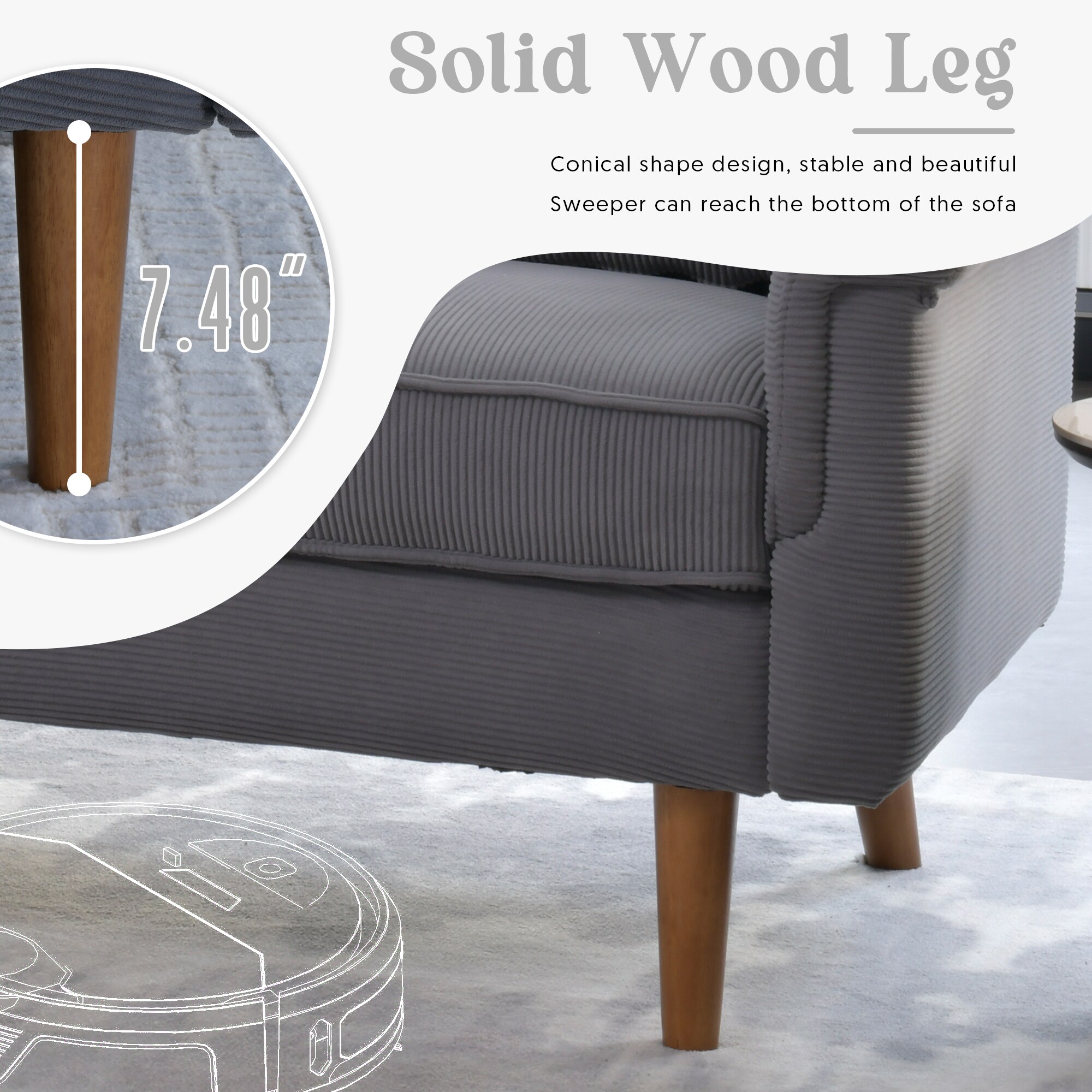weaxty HMBGLS990 Sofas-Loveseats - View #8