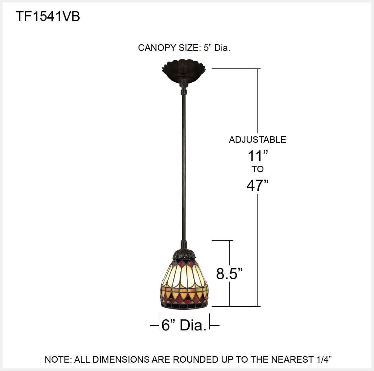 Quoizel TF1541VB Pendant-Lights - View #4
