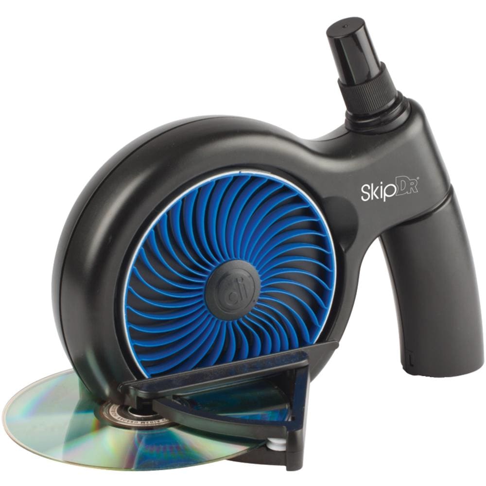 DVD CD Repair Kit with Cleaning Solution Included - Hand Powered CD DVD  Cleaner