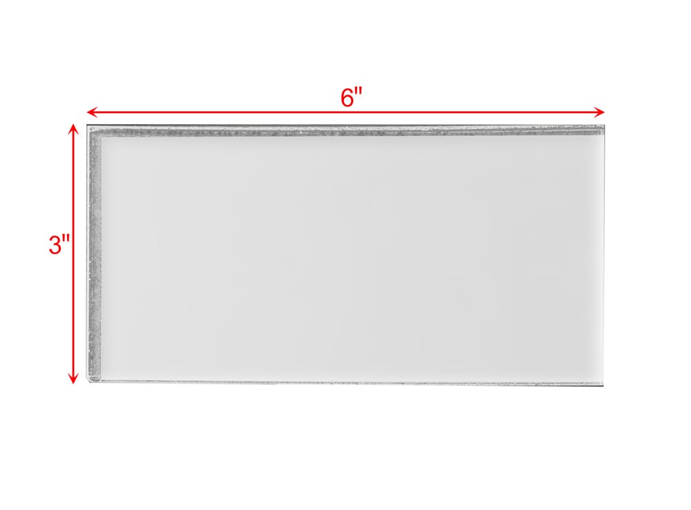 Abolos Forever 112-Pack White 3-in x 6-in Matte Glass Subway Wall Tile